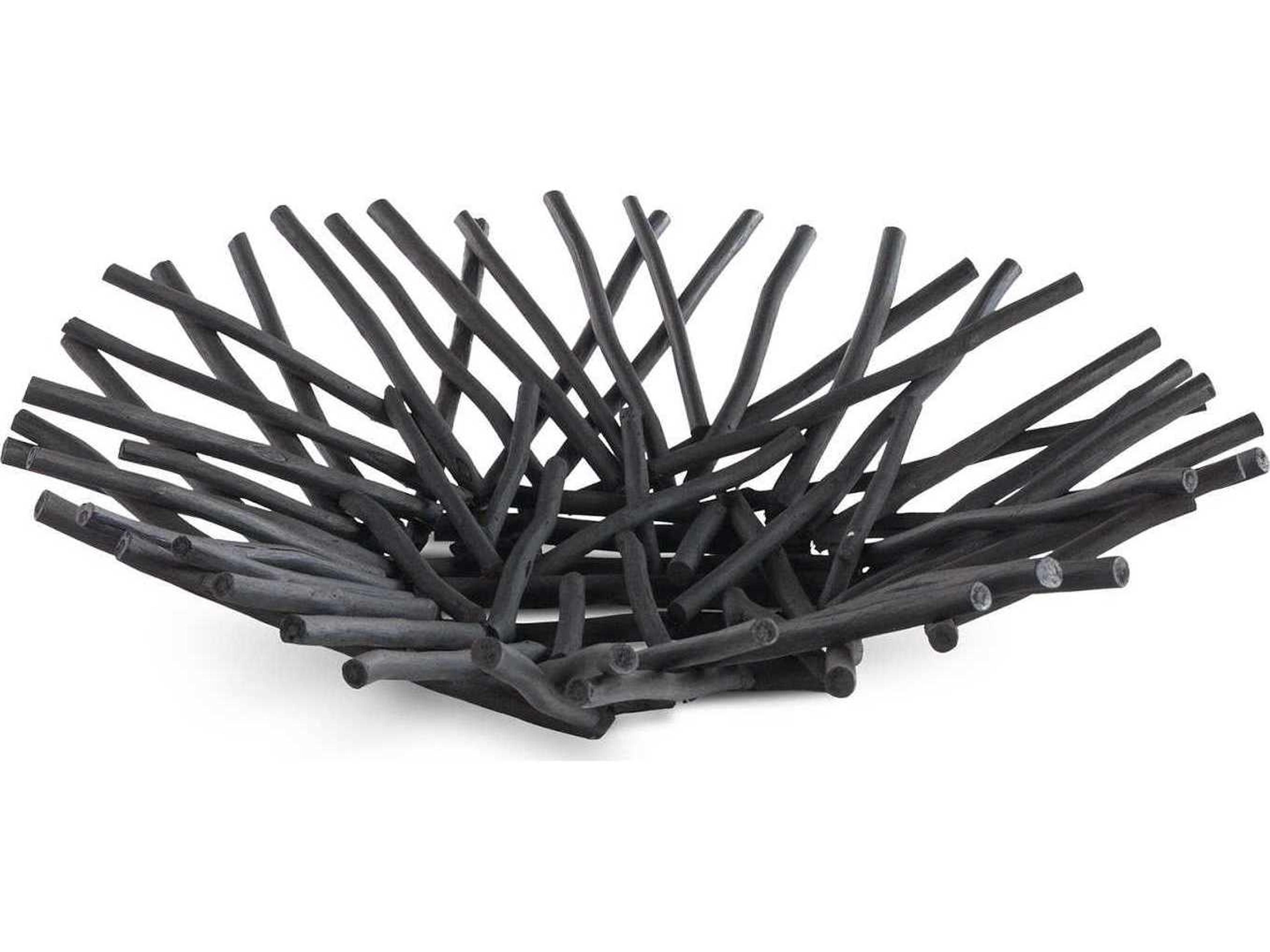 Phillips Collection Black Decorative Plate