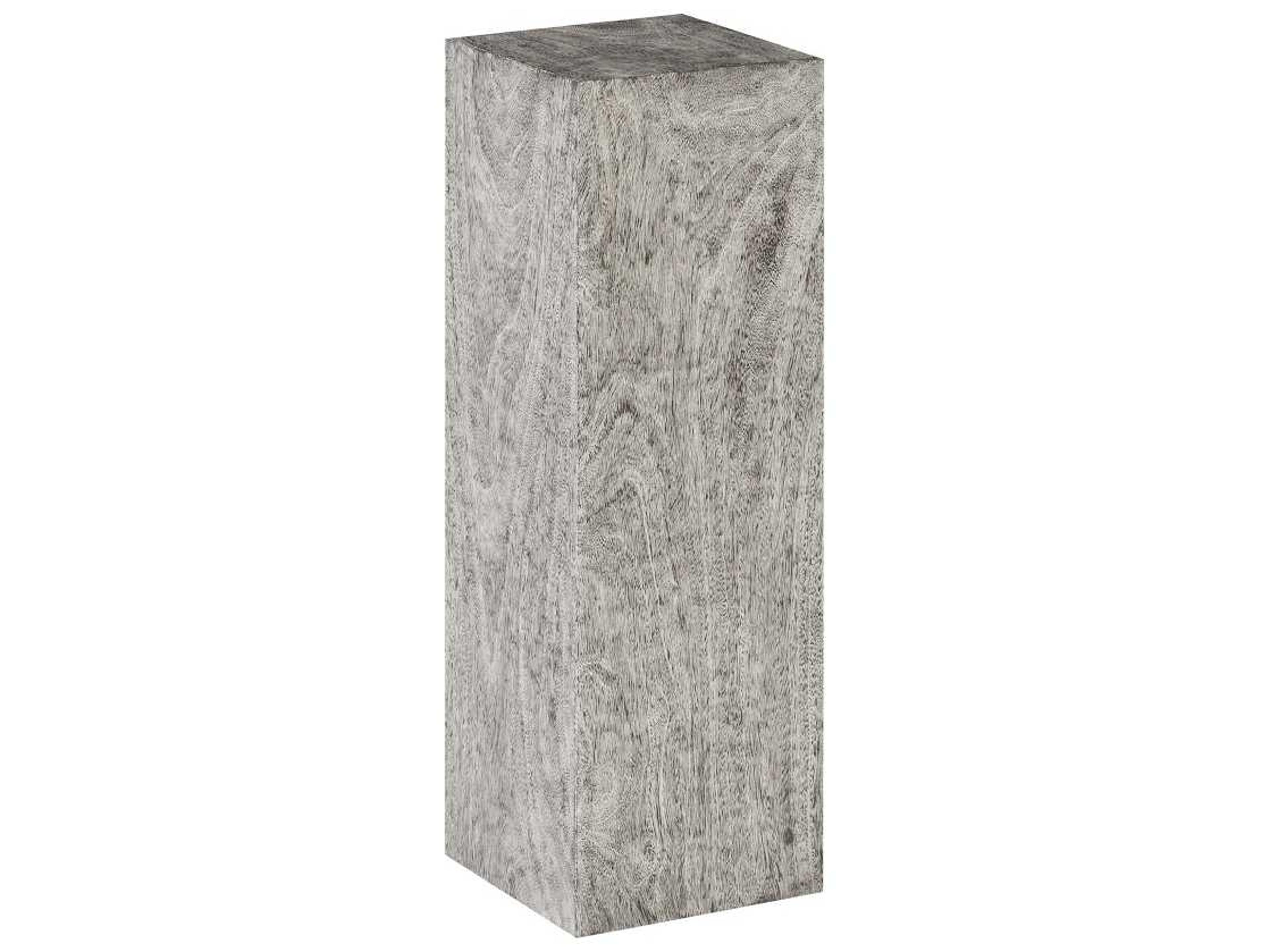 Phillips Collection Square Wood Grey End Table