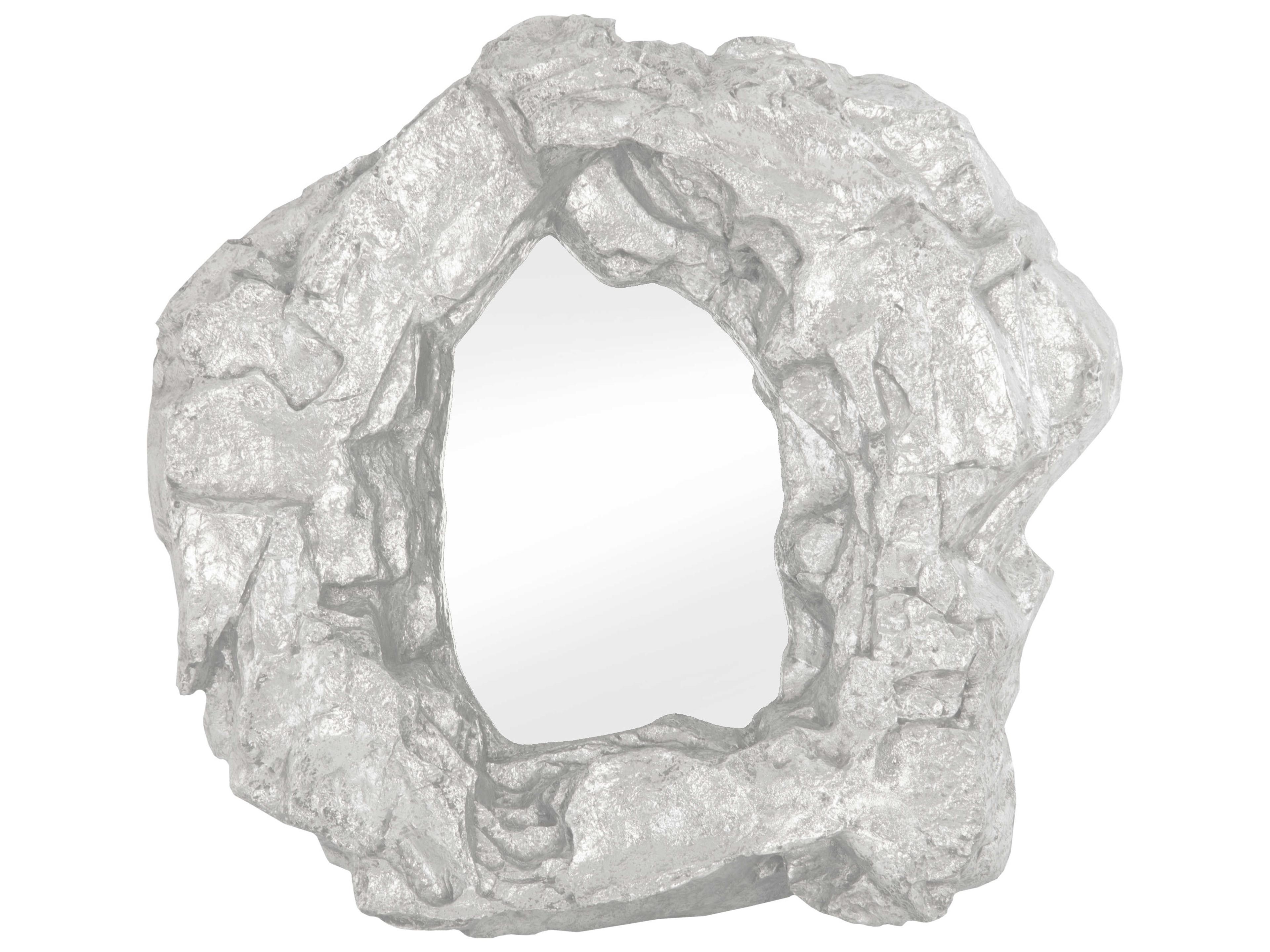 Phillips Collection Rock Pond Silver Leaf Wall Mirror