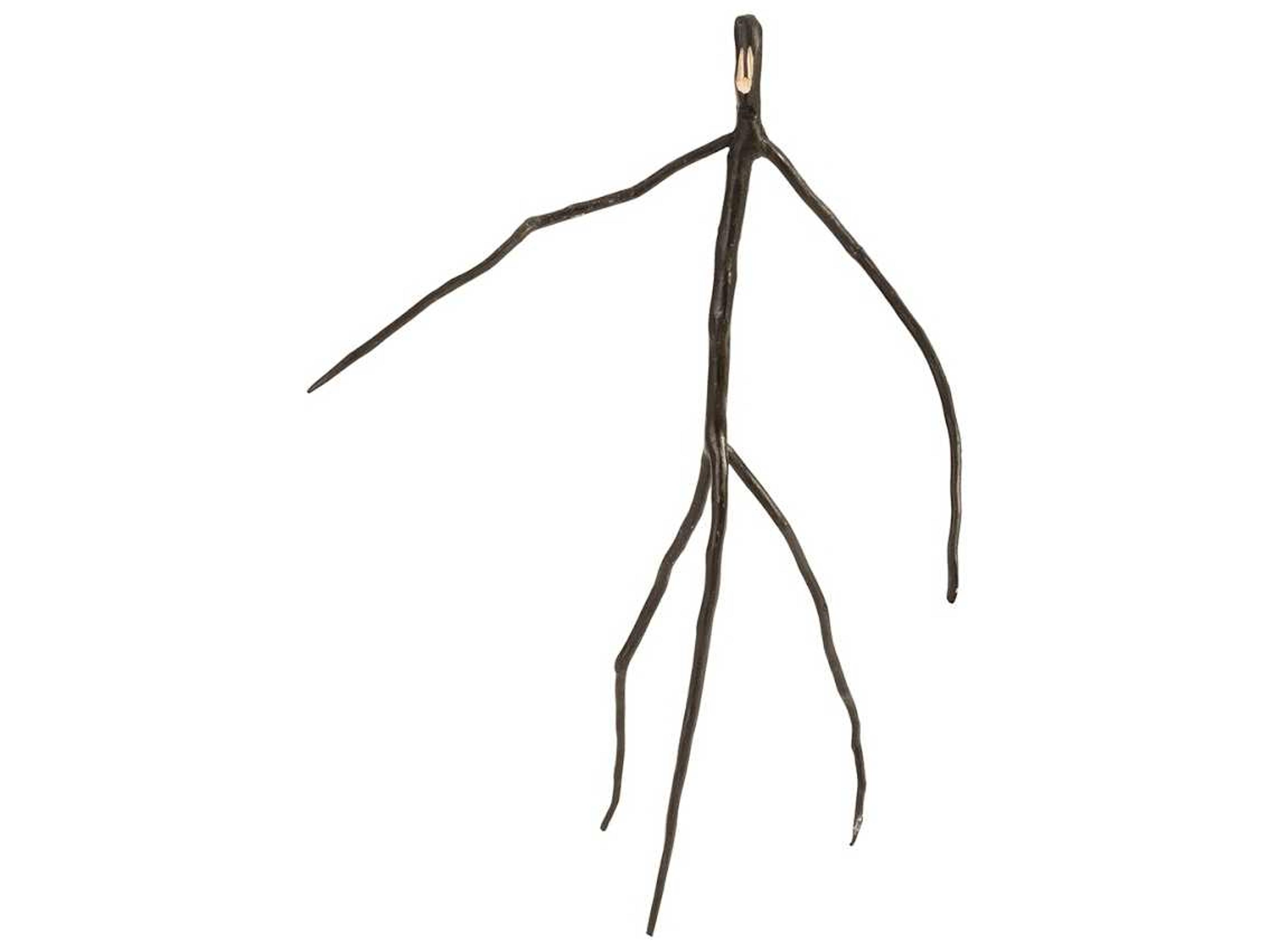 Phillips Collection Black 19" Abstract Monkey Sculpture