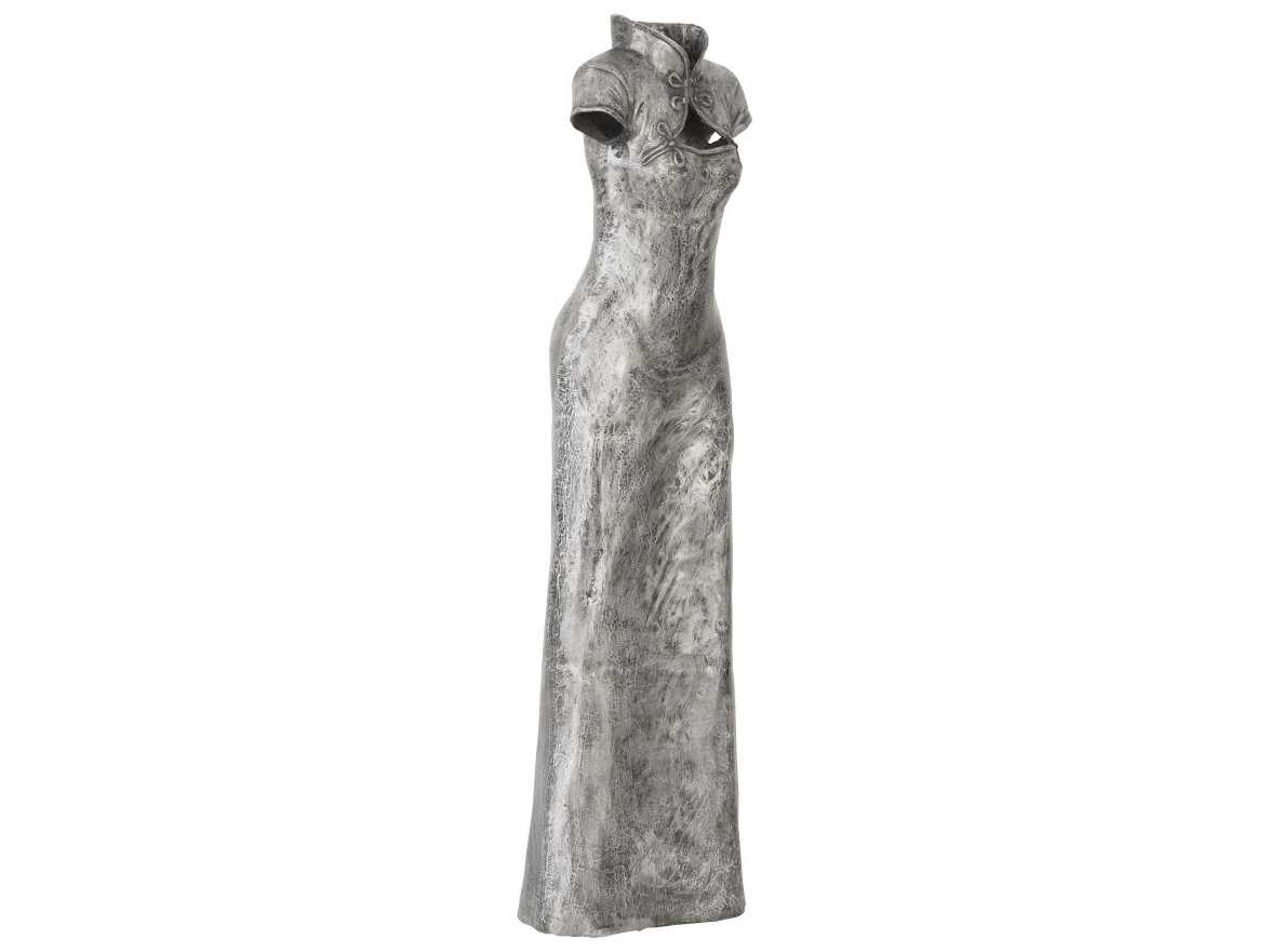 Phillips Collection Silver Short Sleeves Dress Sculpture