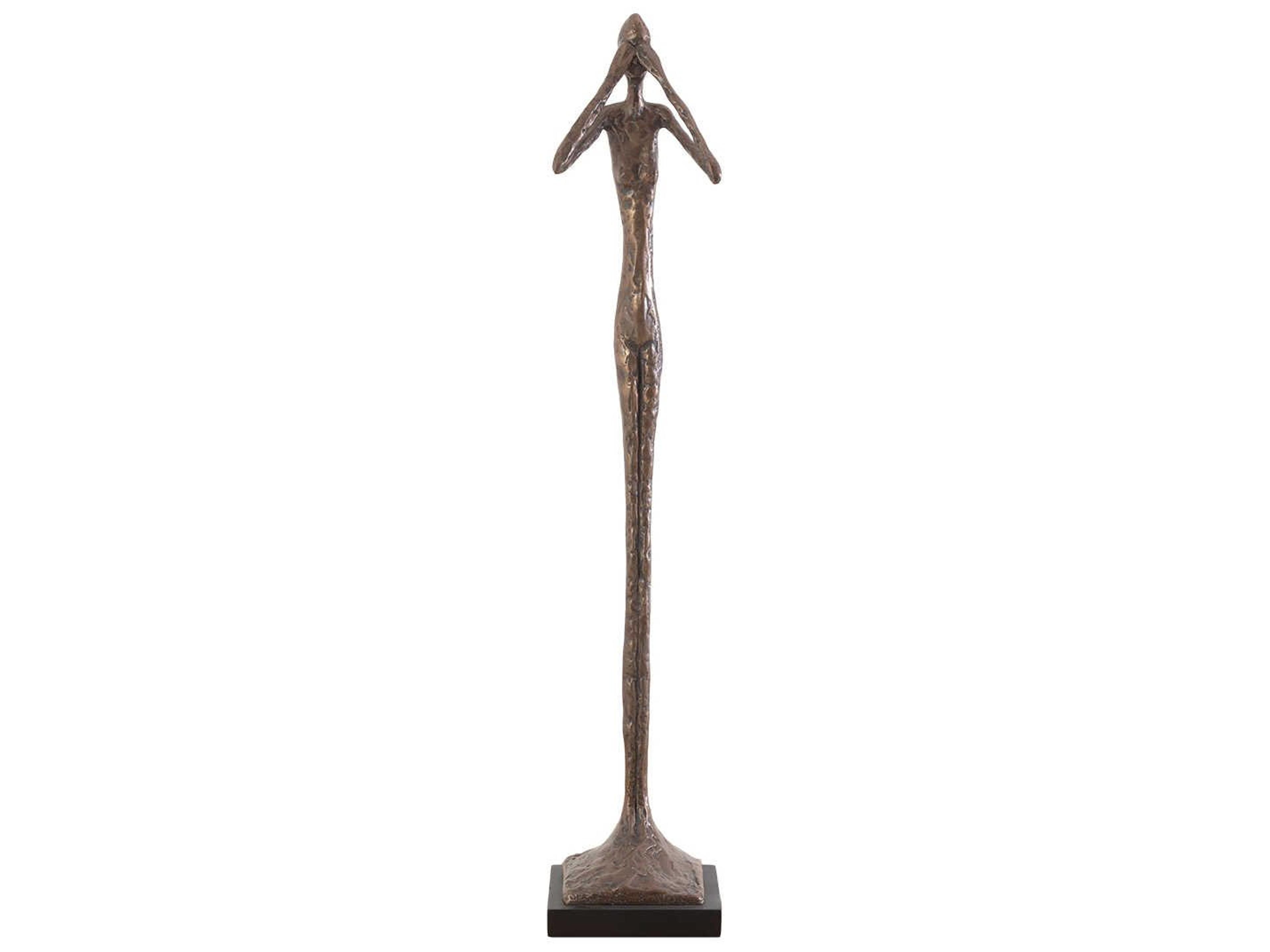 Phillips Collection Bronze See No Evil Skinny Sculpture