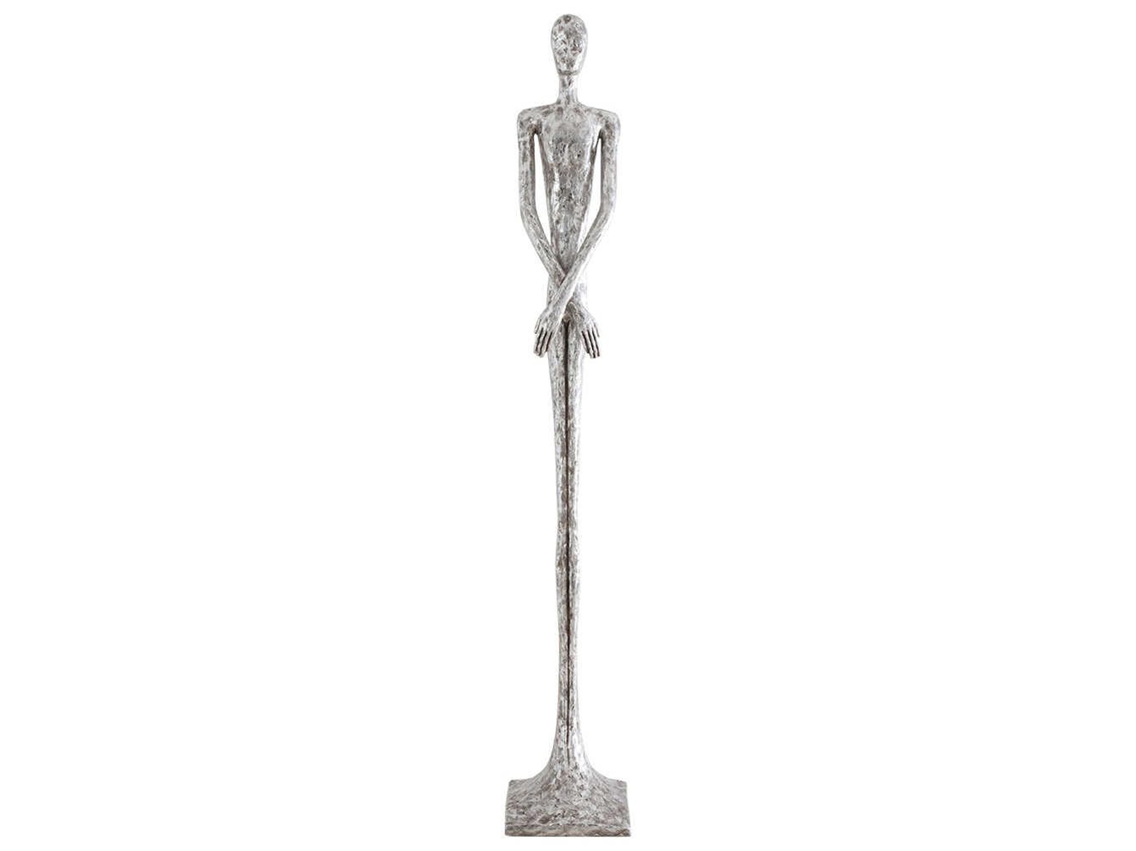 Phillips Collection Silver Leaf Skinny Male Sculpture