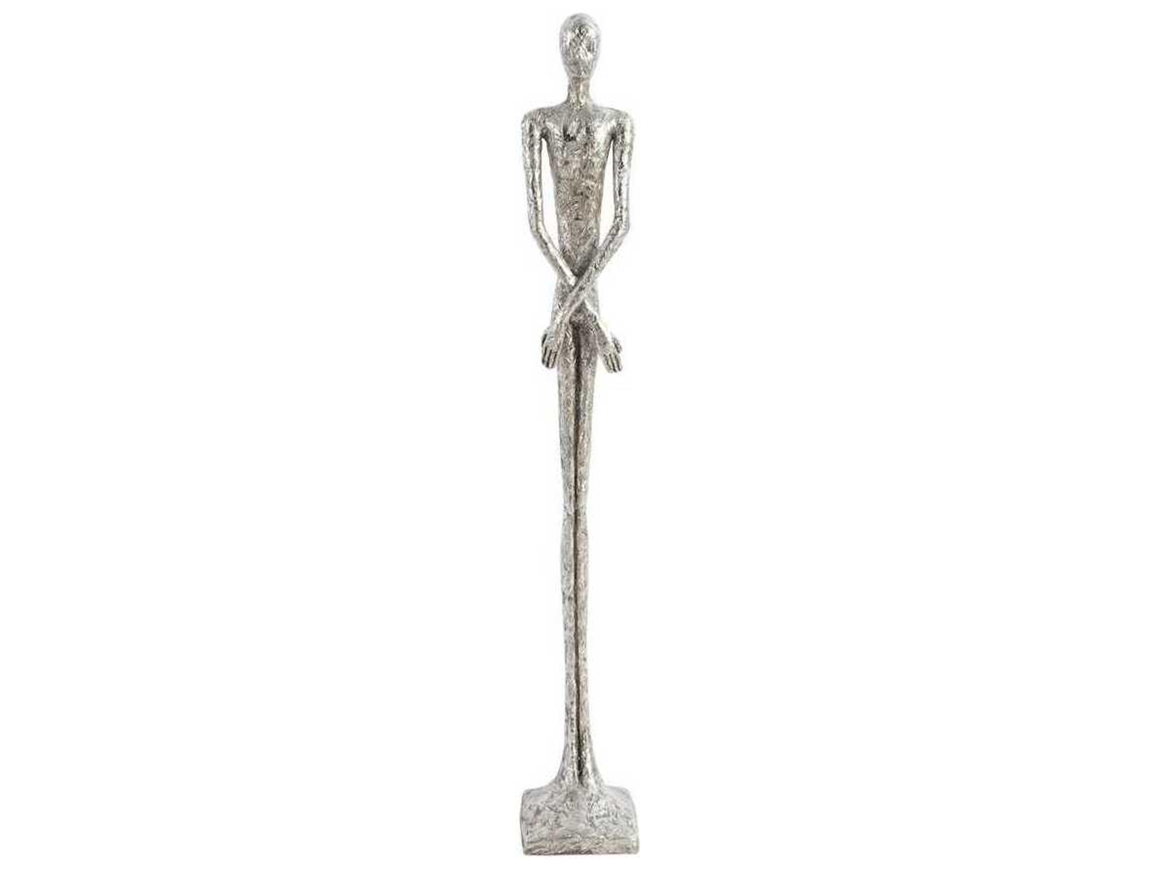 Phillips Collection Silver Leaf Skinny Male Sculpture