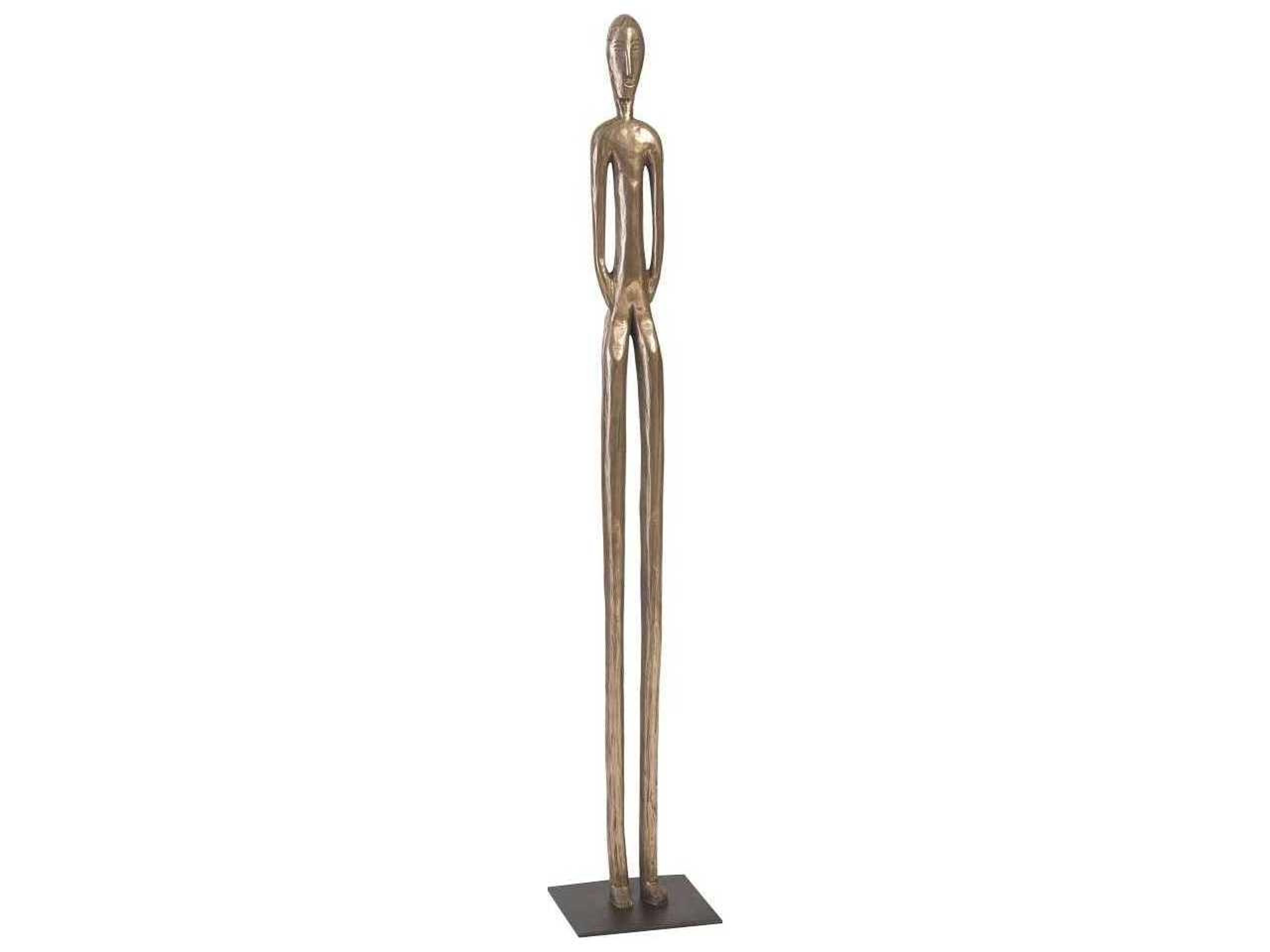 Phillips Collection Polished Bronze 48" High Sculpture