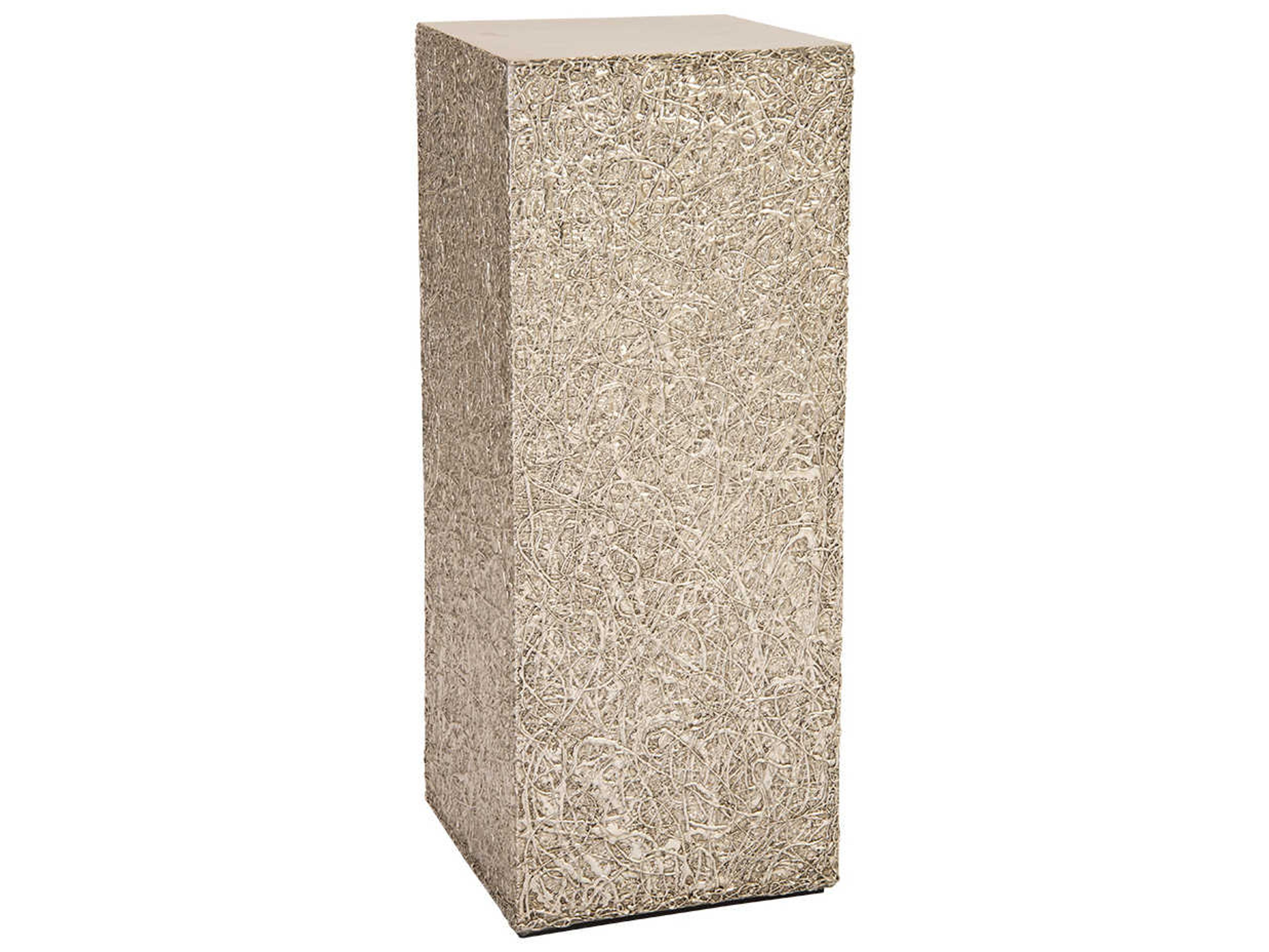 Phillips Collection String Square Silver Leaf End Table