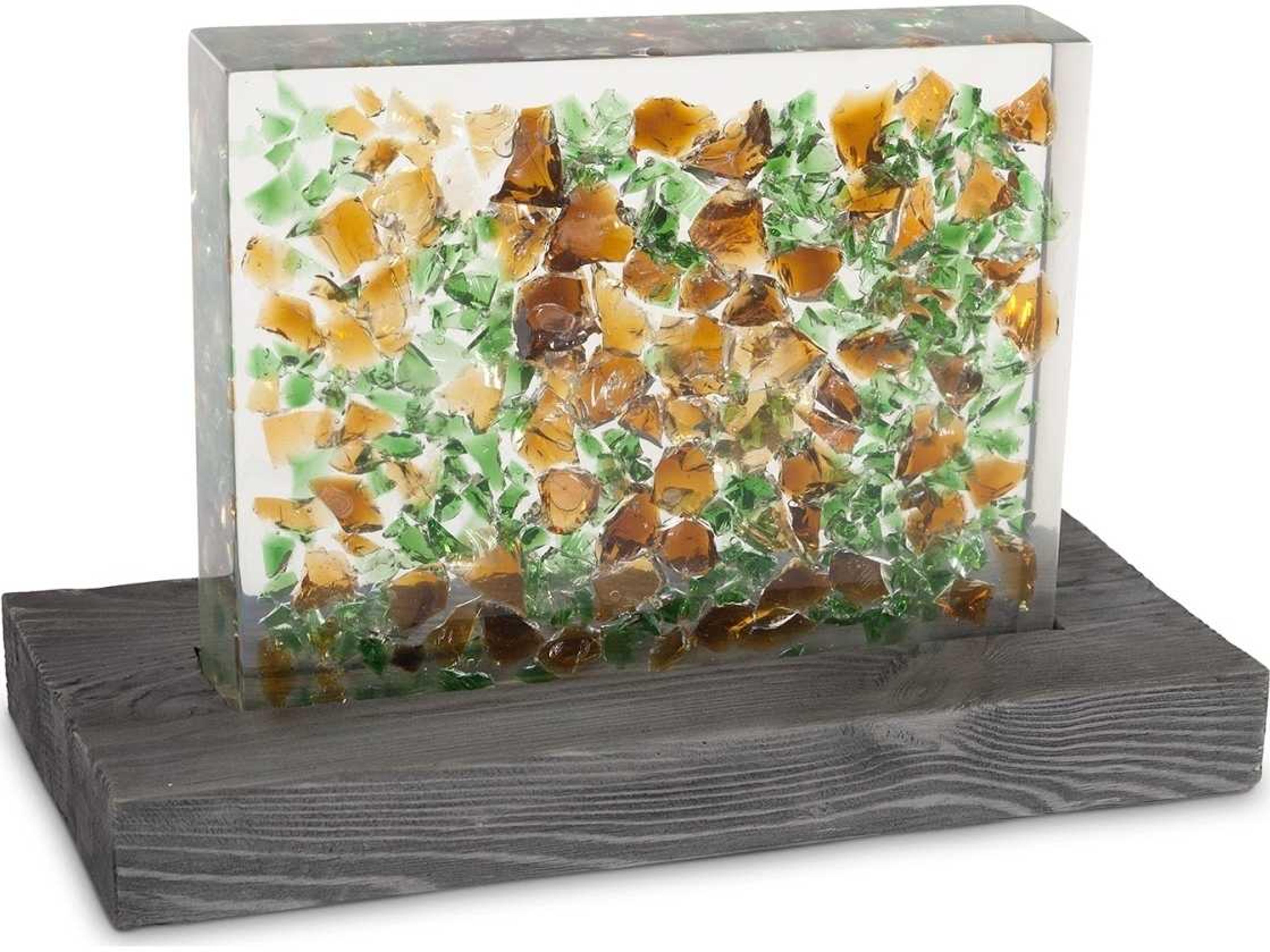 Phillips Collection Clear Grey LED Table Lamp