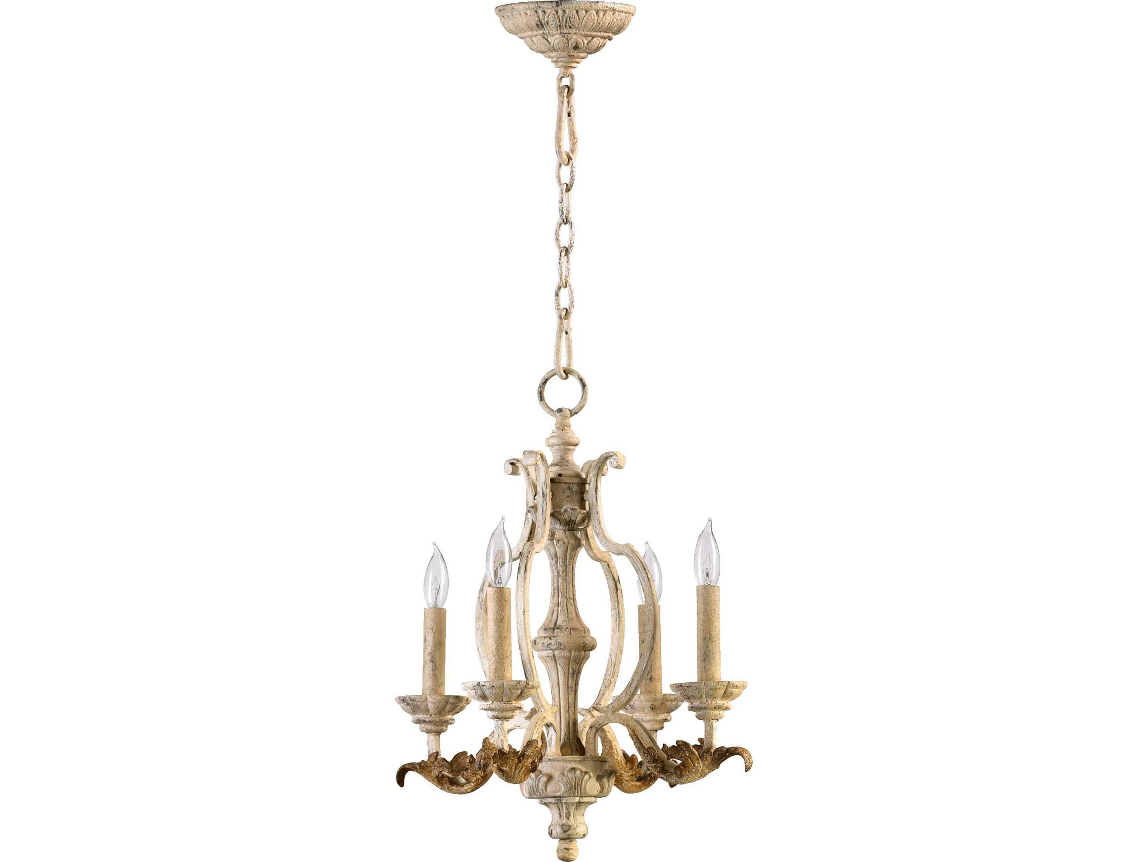 Quorum Florence 4-Light Persian White Candelabra Chandelier