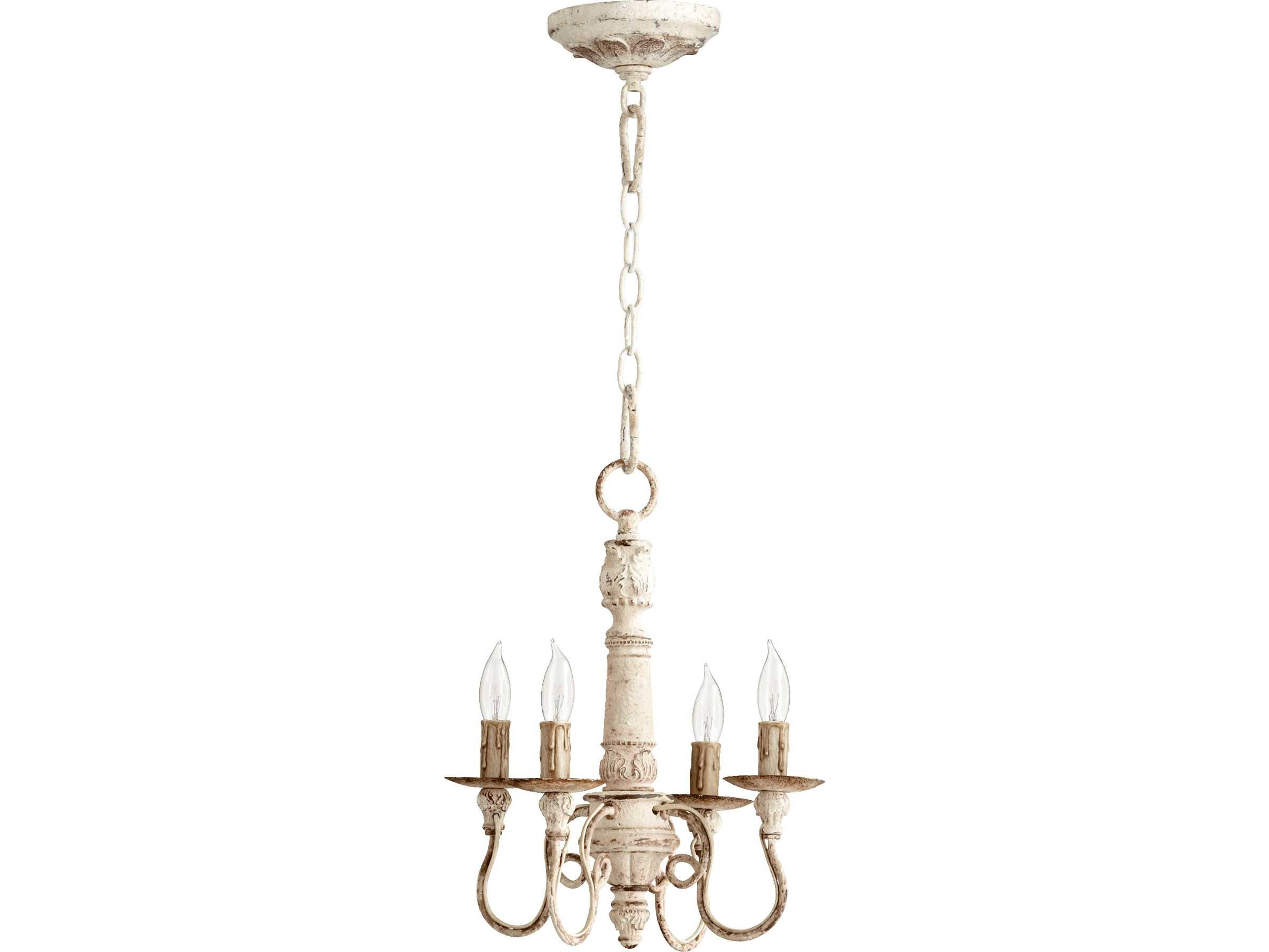 Quorum Salento 4-Light Persian White Candelabra Chandelier