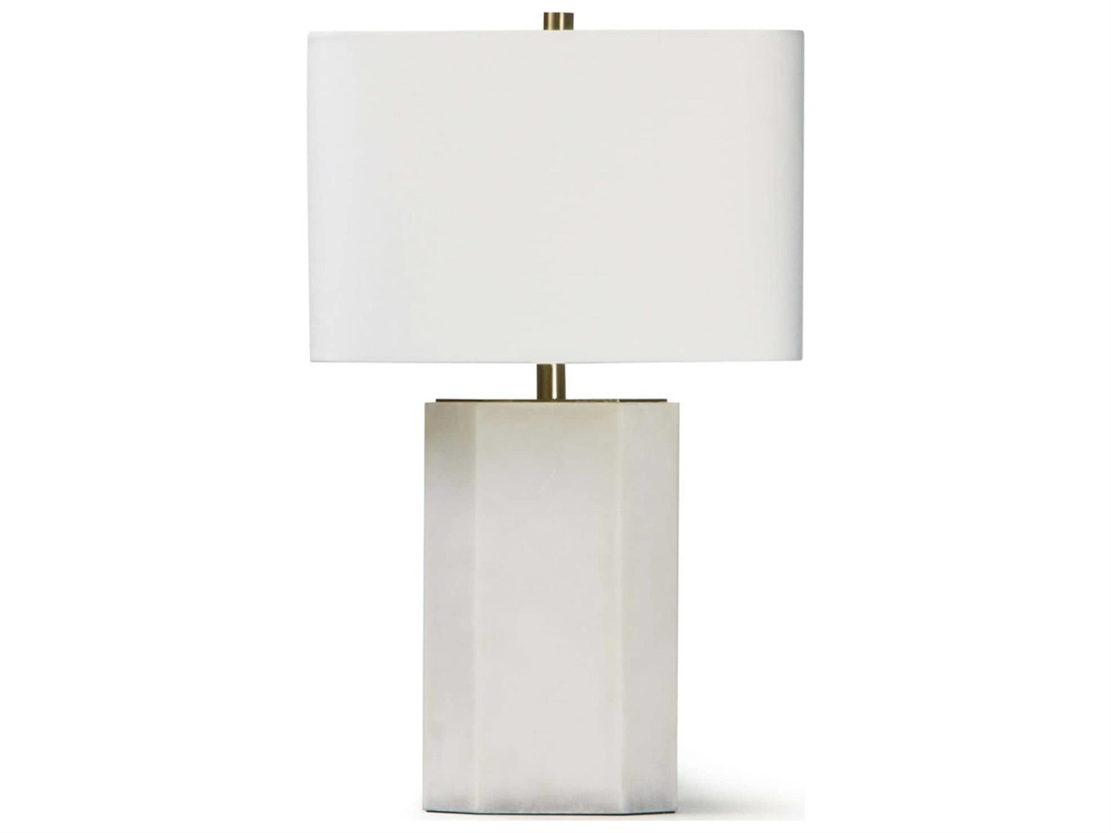 Regina Andrew Grace Natural Linen White Table Lamp