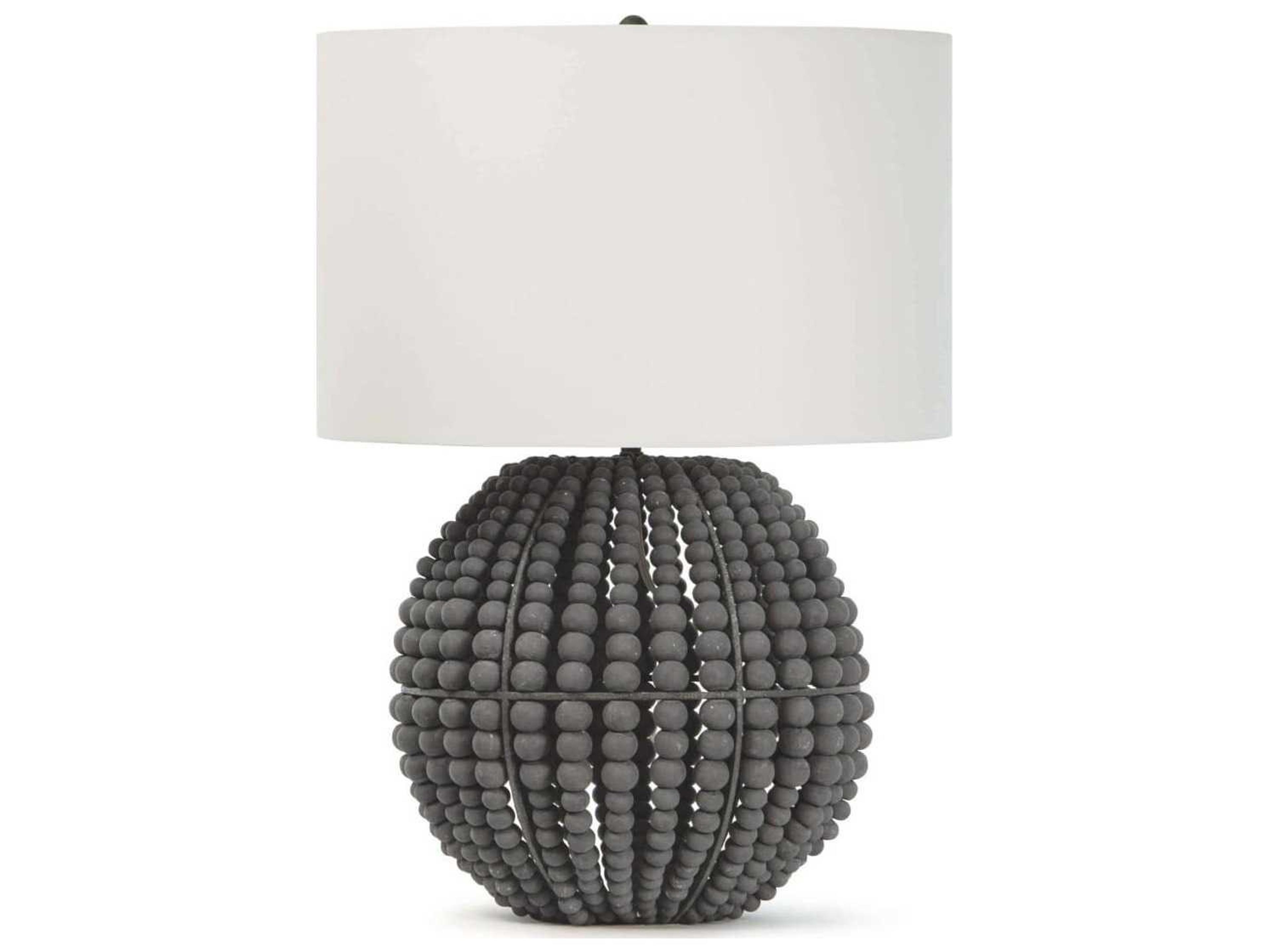 Regina Andrew Tropez Grey Linen Buffet Lamp