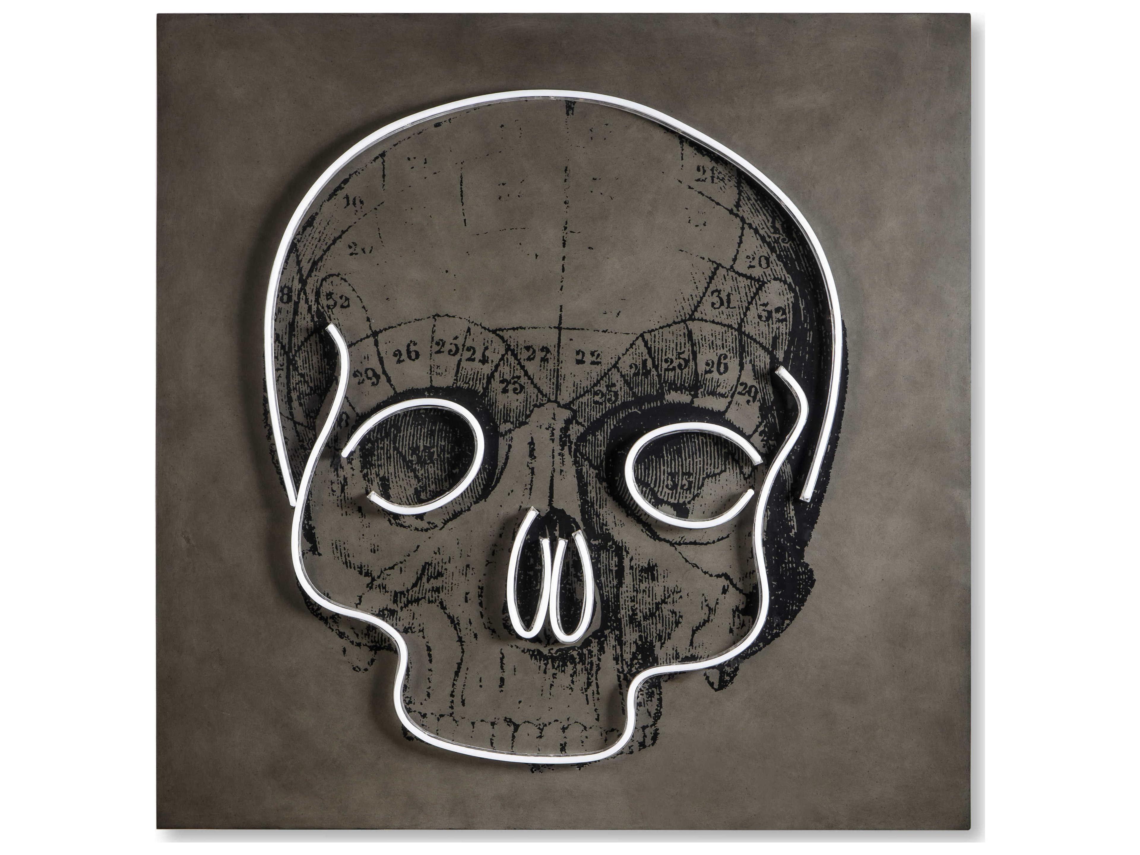 Sonder Living Accent LED Neon Skull