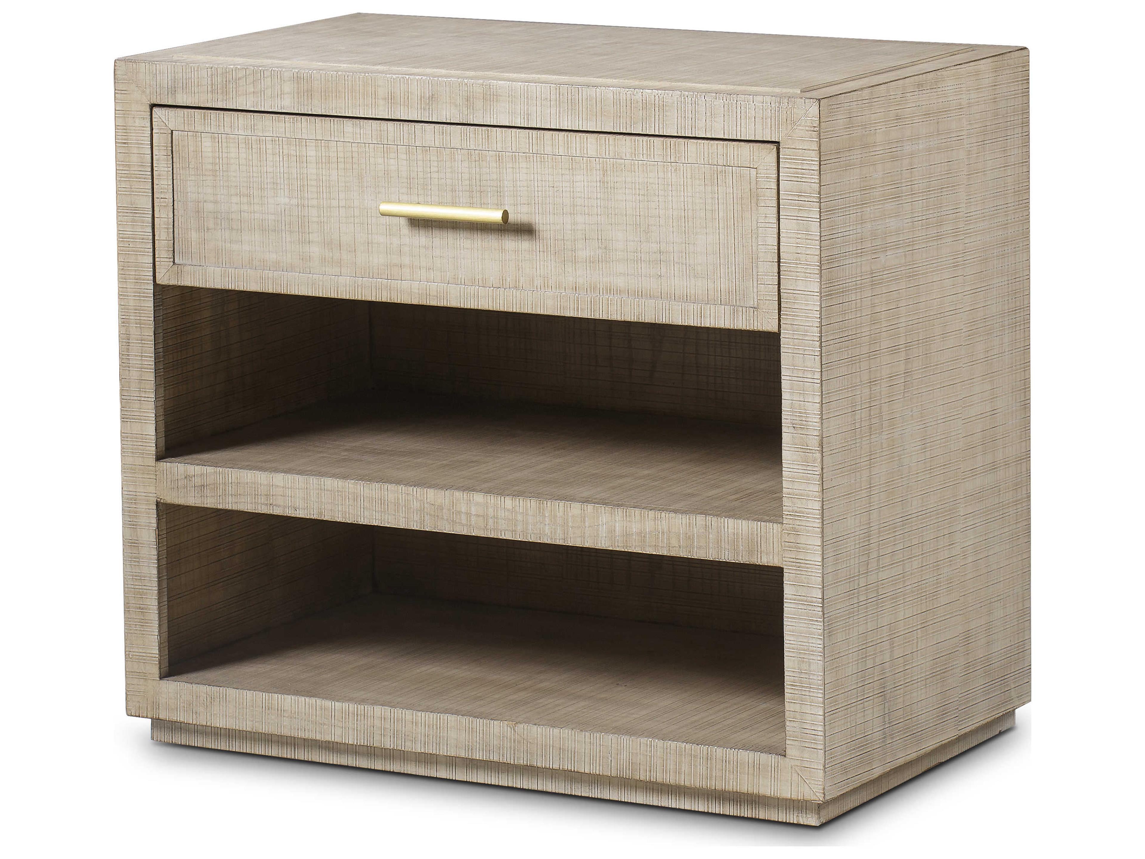 Sonder Living 1-Drawer Ash Wood Nightstand