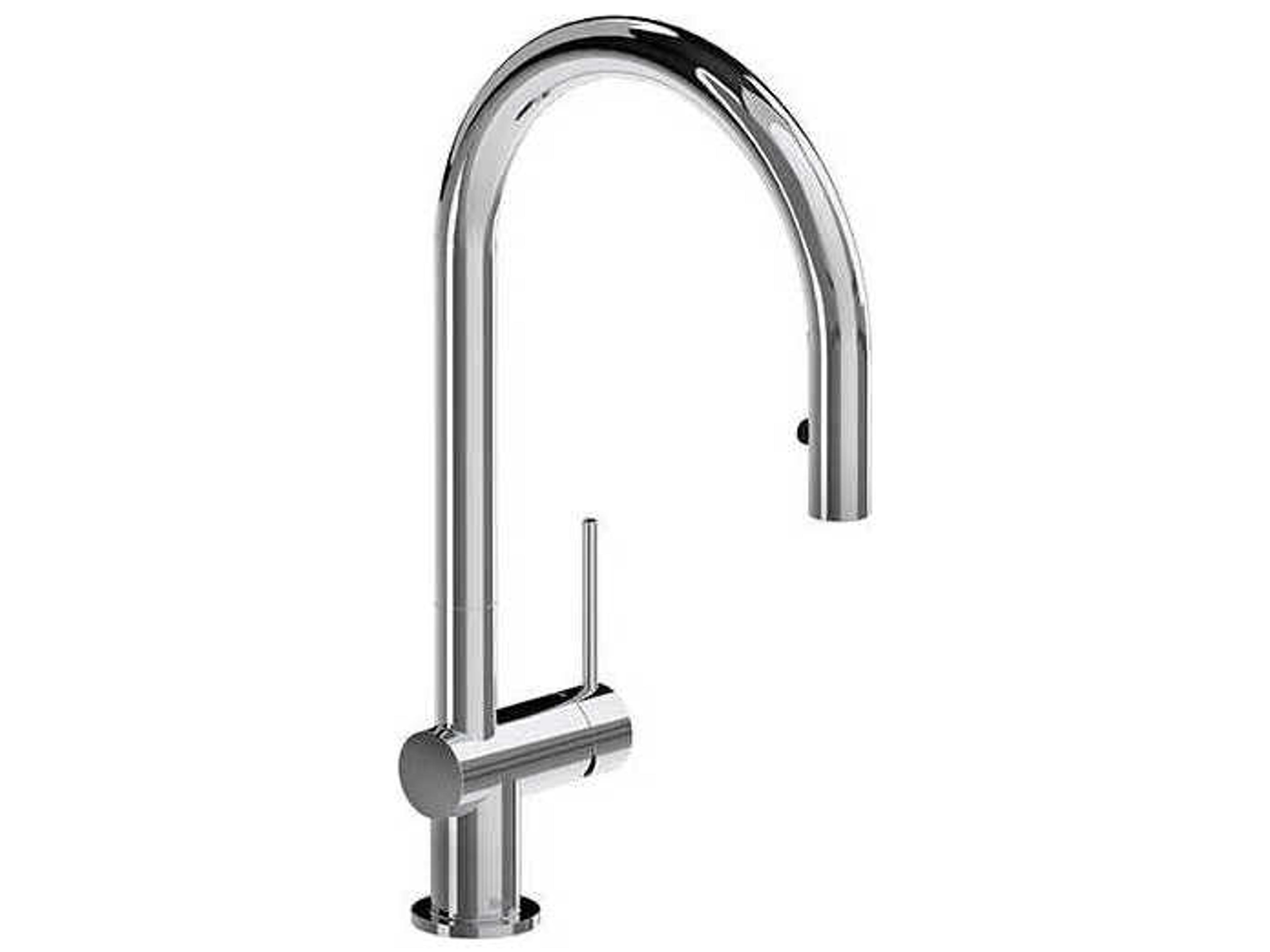 Riobel Azure Chrome Pull-Down Kitchen Faucet