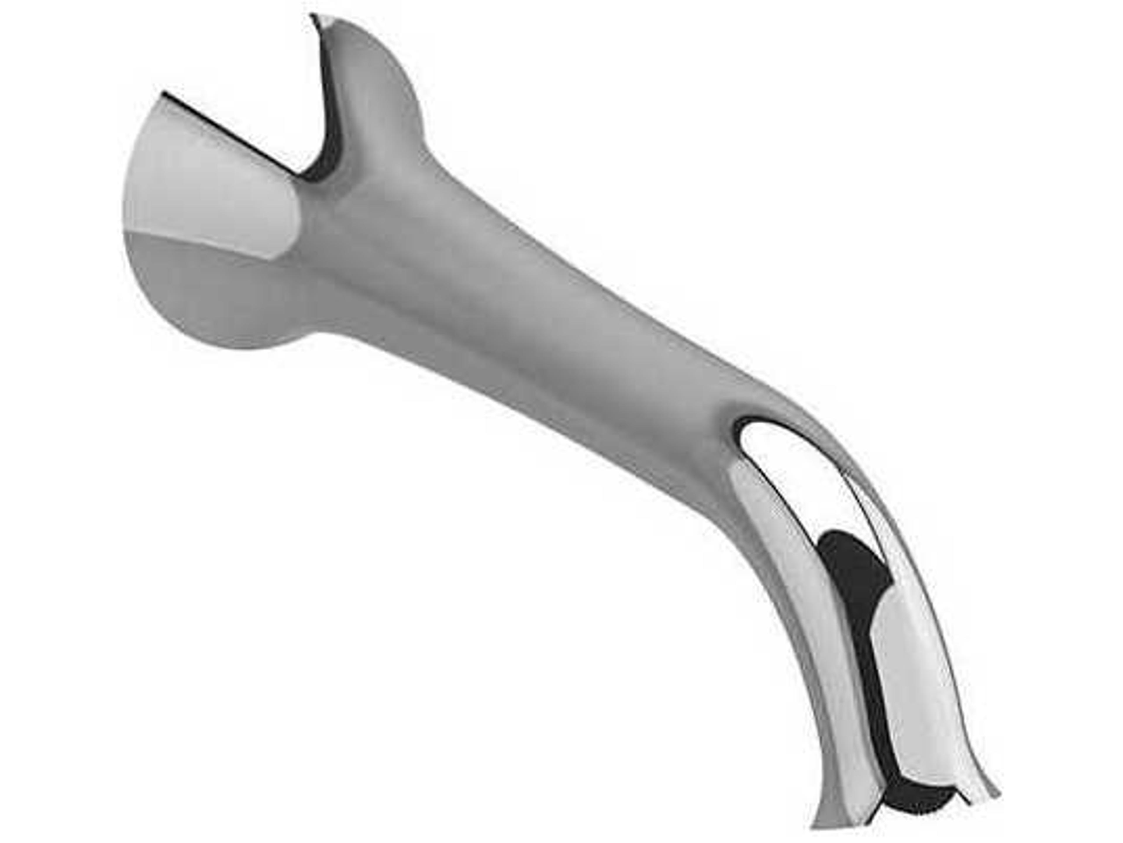 Riobel Edge Chrome Wall Mount Tub Spout