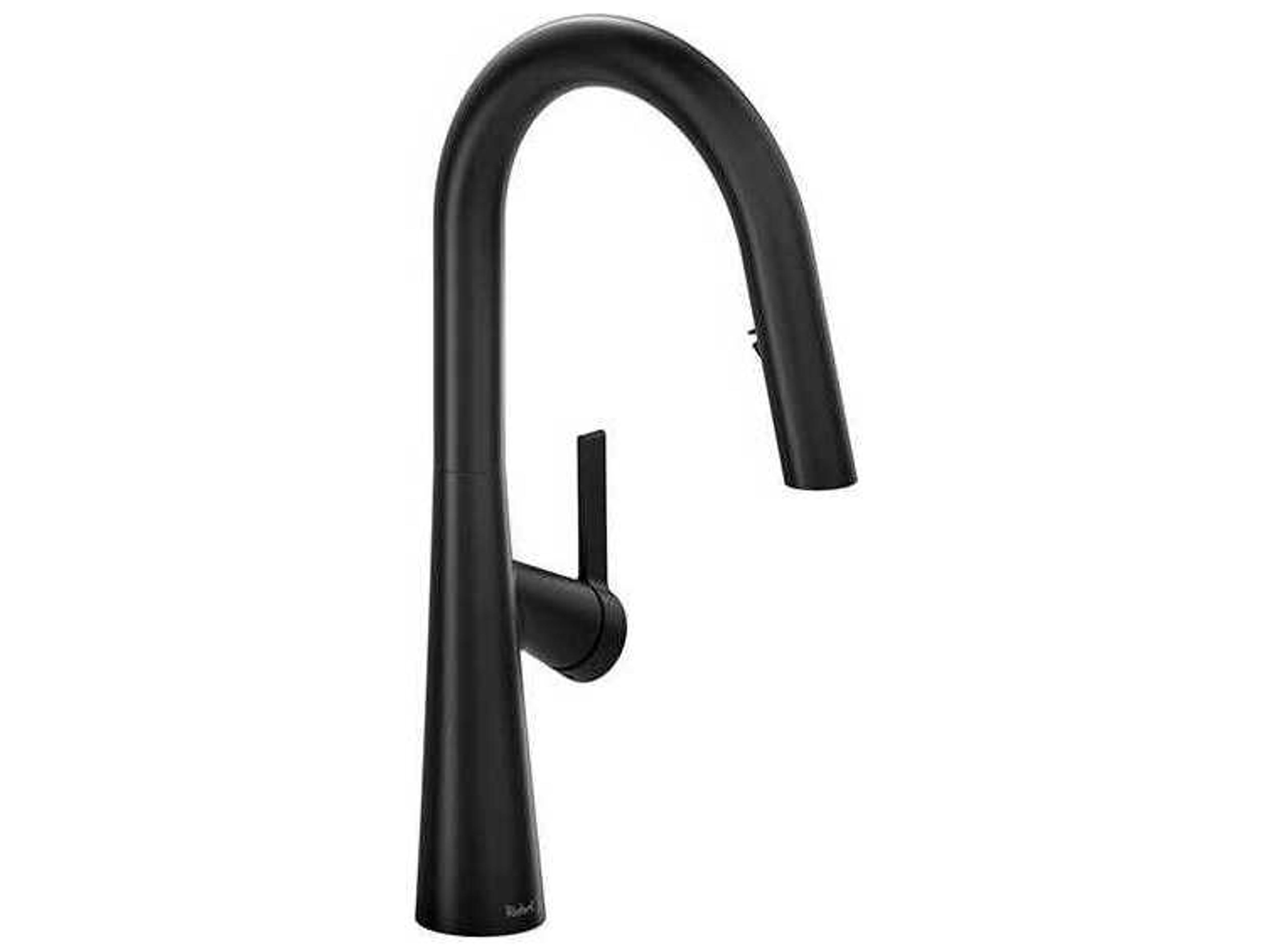 Riobel Ludik Black Pull-Down Kitchen Faucet