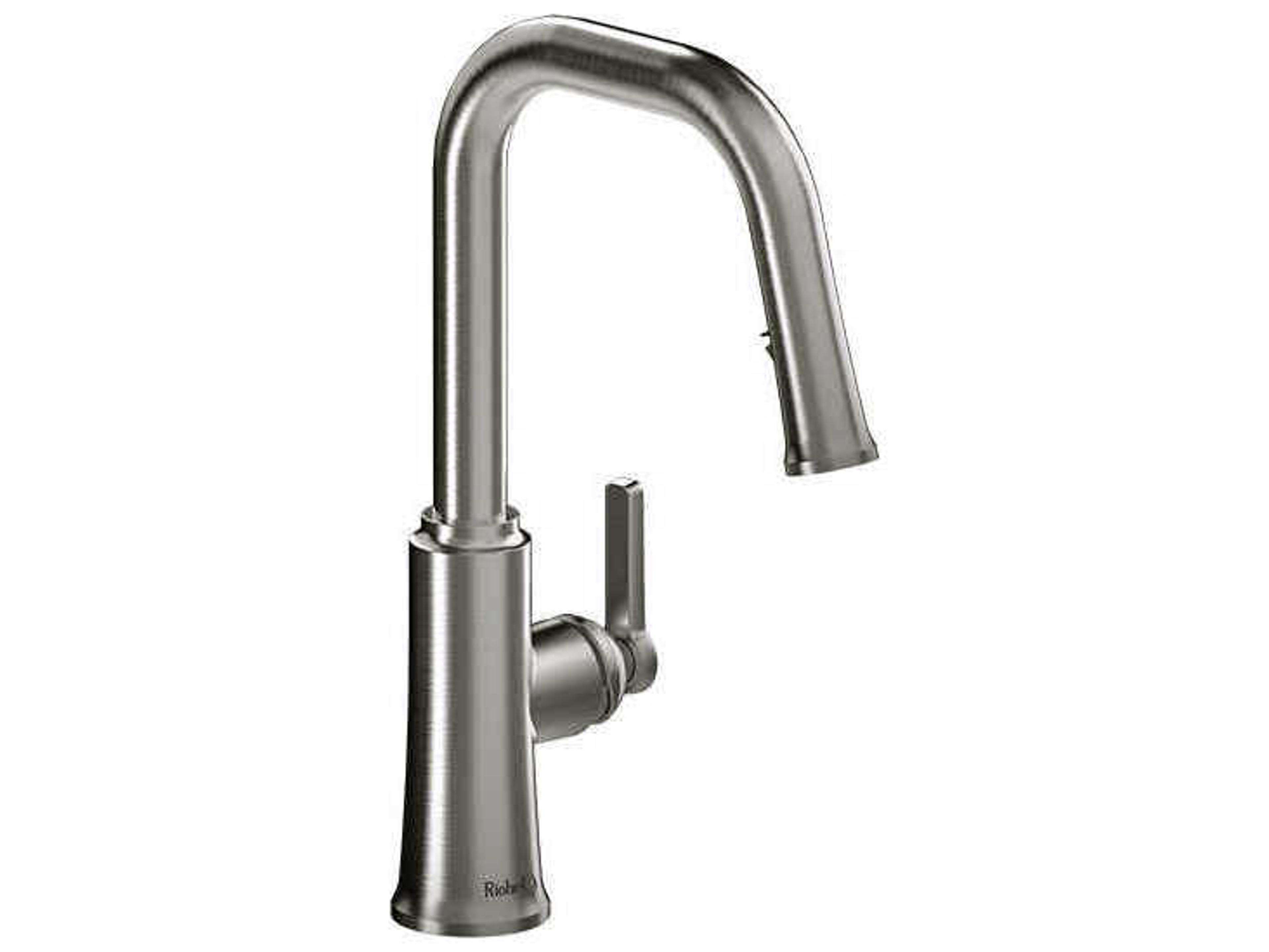 Riobel Trattoria Stainless Steel Pull-Down Kitchen Faucet With U-Spout