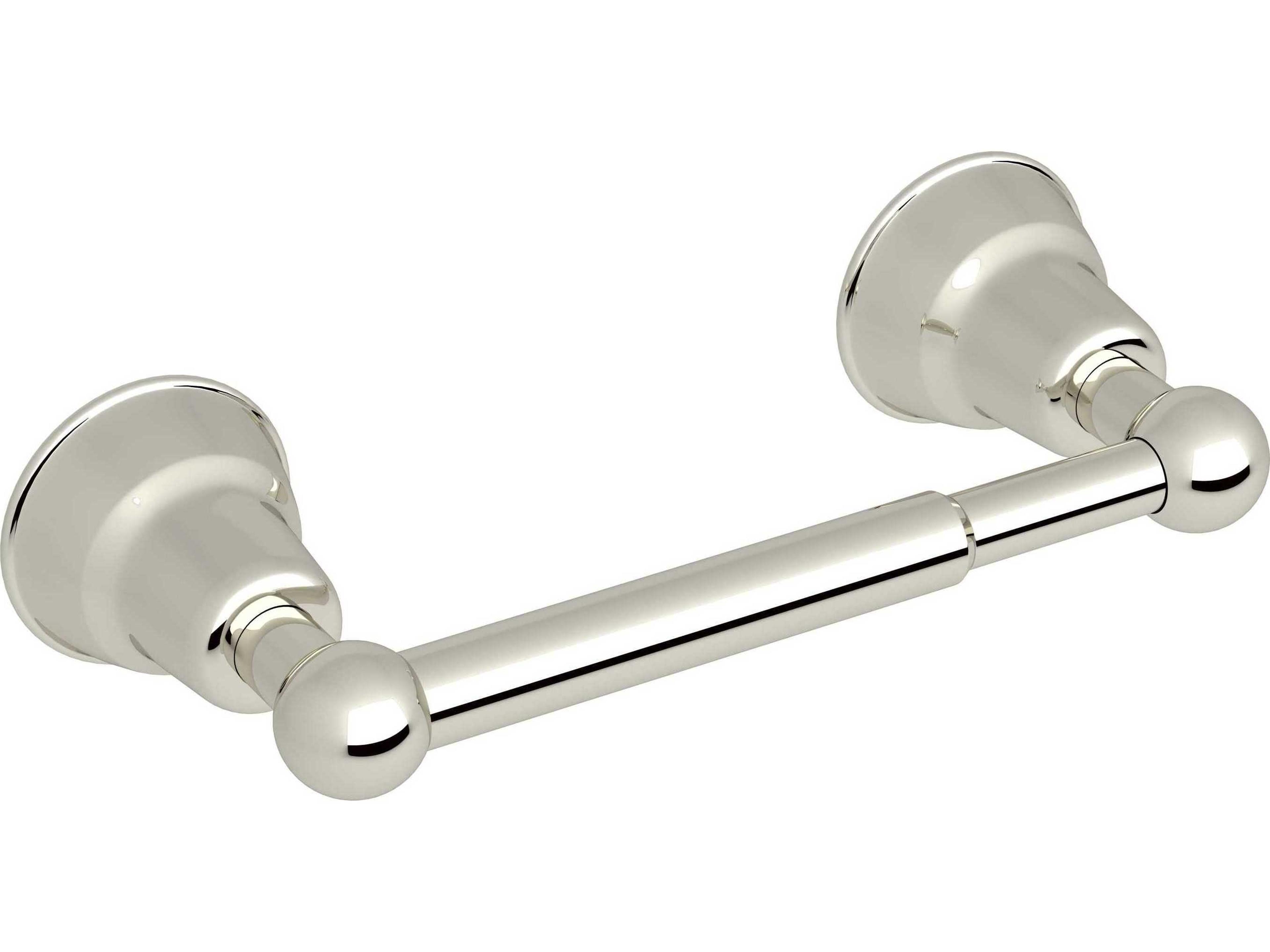 Rohl Arcana Polished Nickel Wall Mount Single Spring Loaded Toilet Paper Holder