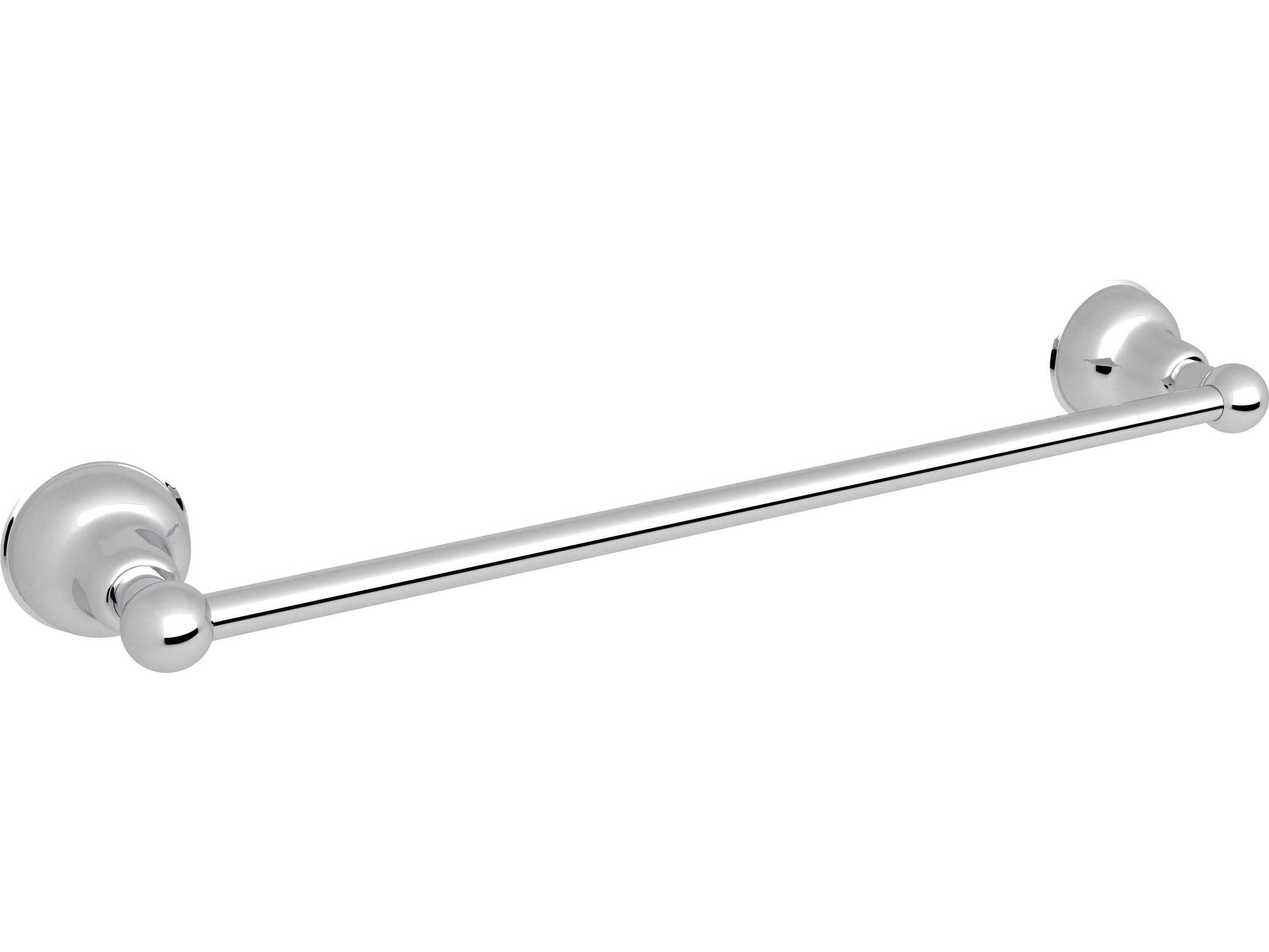 Rohl Arcana Polished Chrome 24" Wall Mount Single Towel Bar