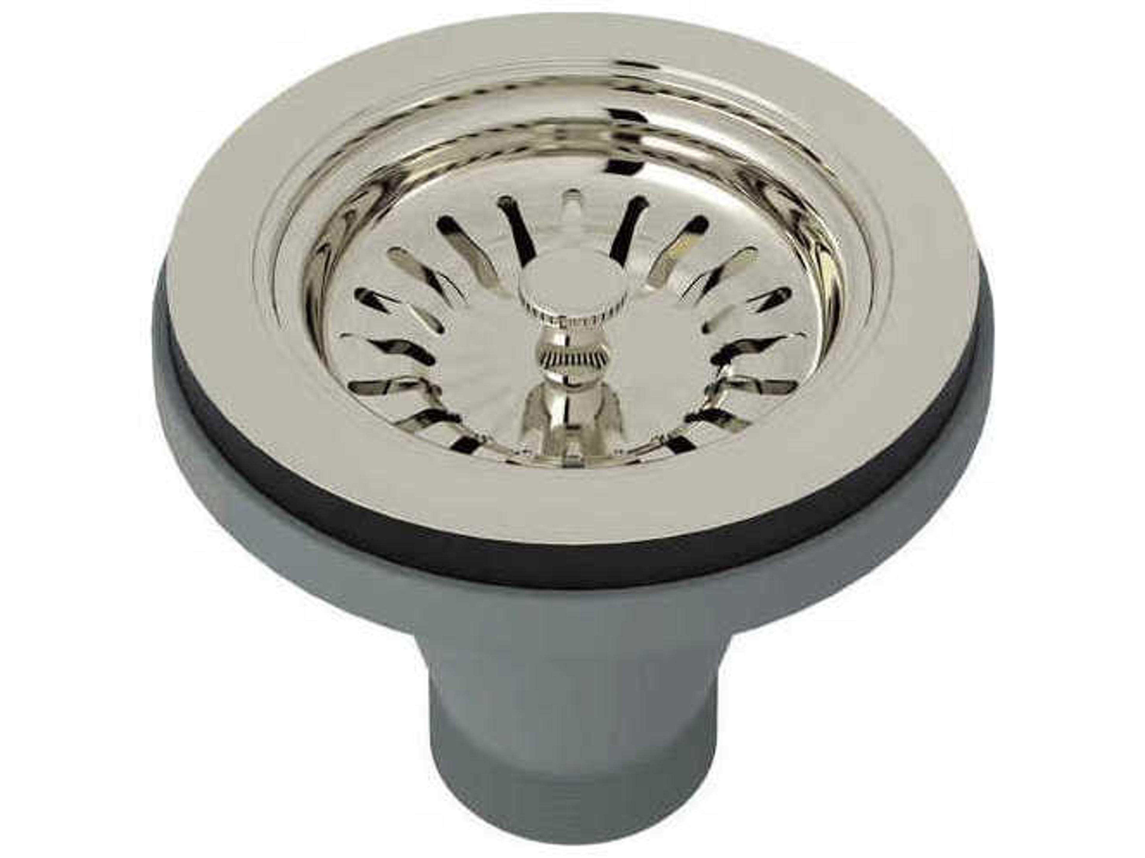 Rohl Polished Nickel Manual Basket Strainer