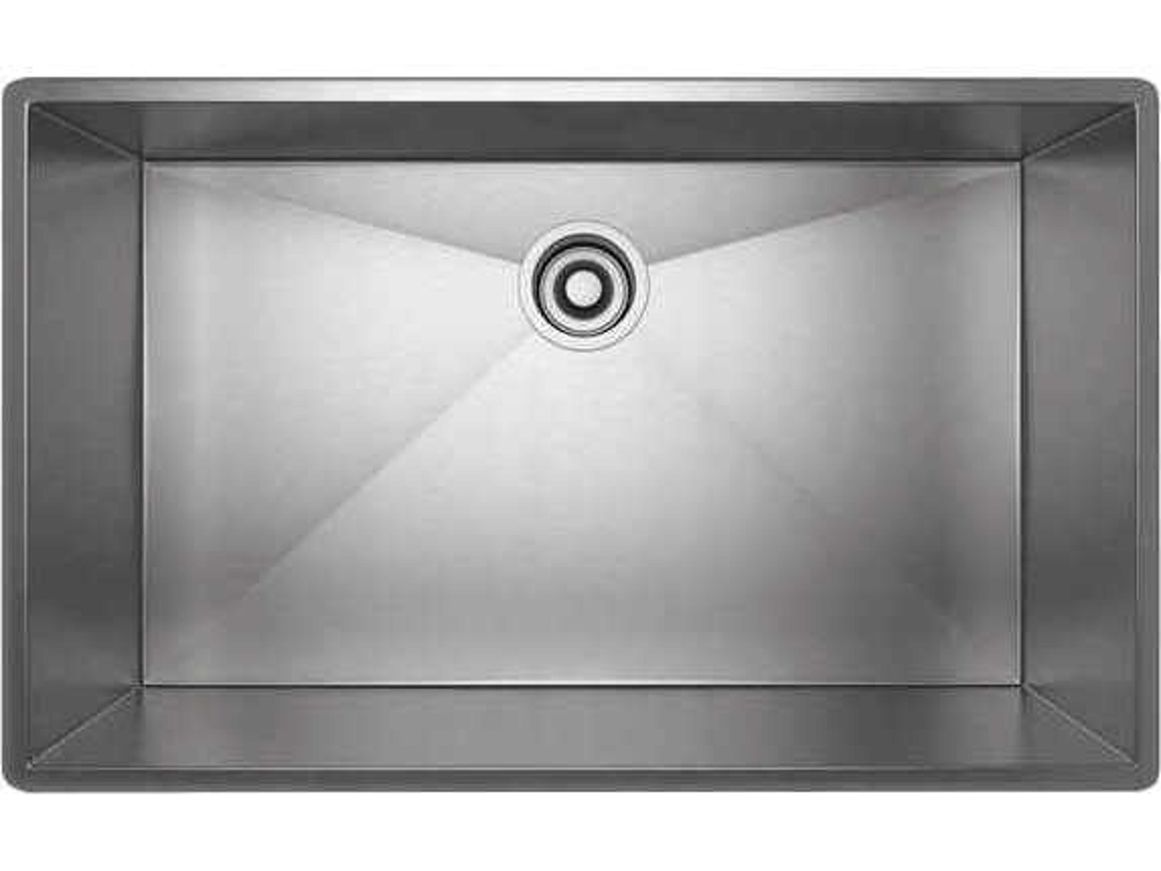 Rohl Forze Stainless Steel 30" Single Bowl Kitchen Sink
