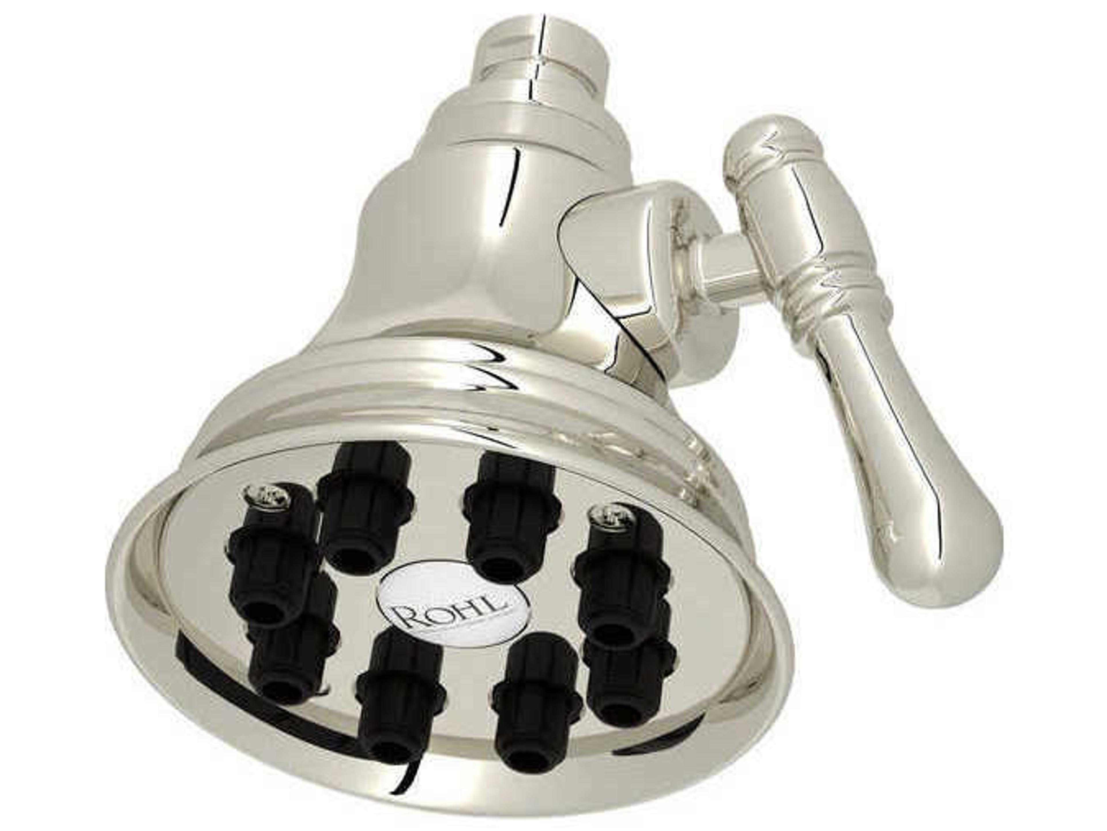 Rohl Mantova Polished Nickel Adjustable Showerhead