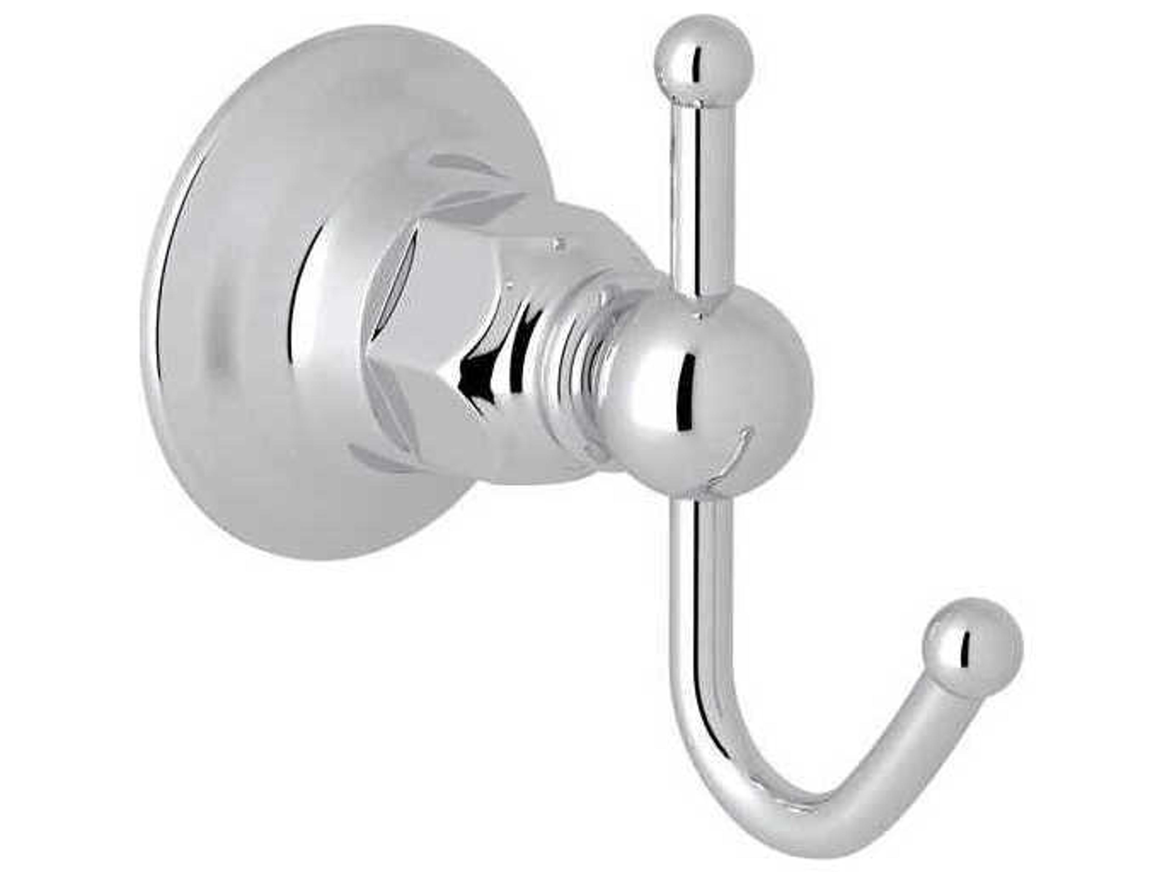 Rohl Polished Chrome Wall Mount Single Robe Hook