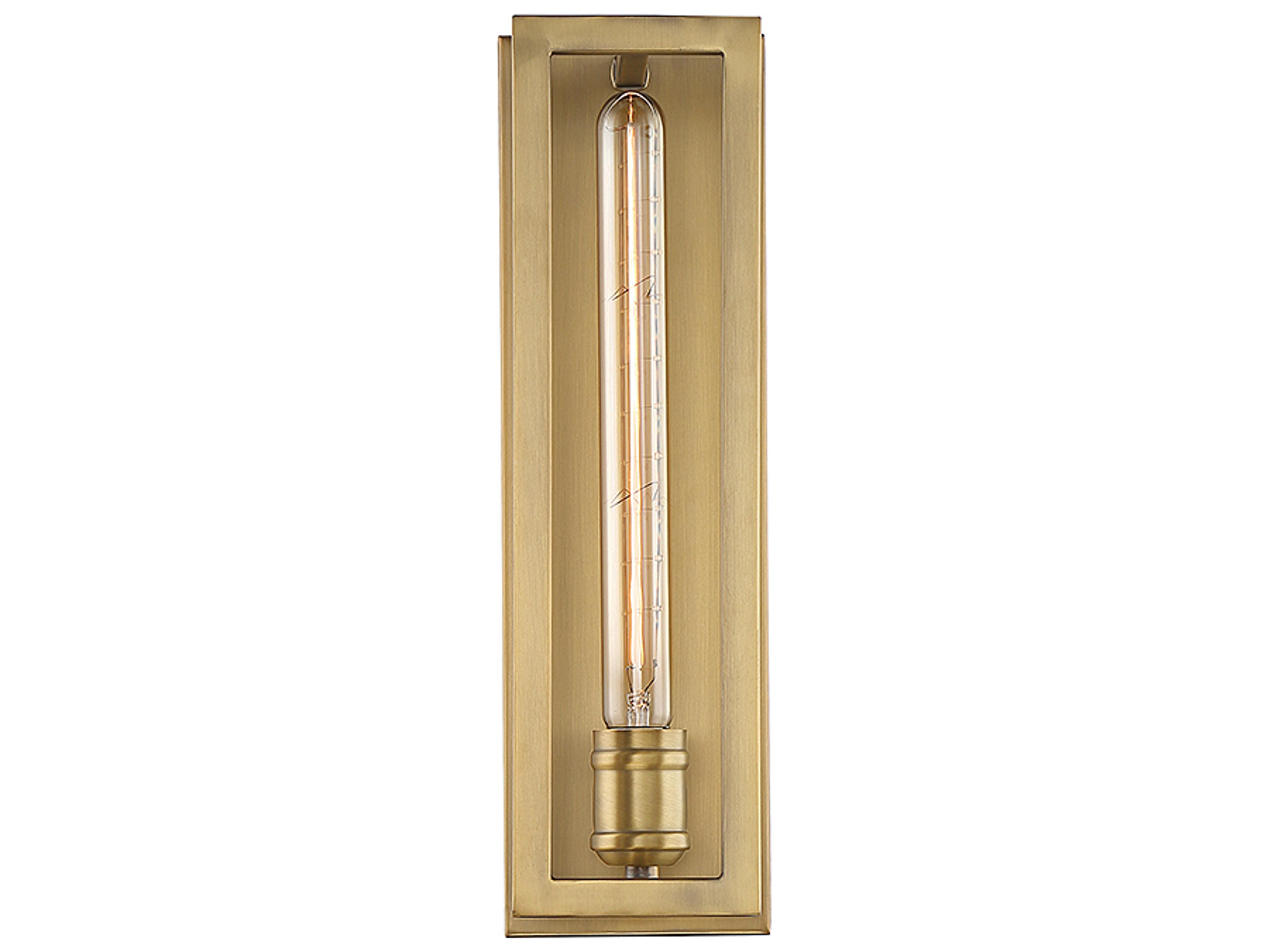 Savoy House Clifton 1-Light Warm Brass Wall Sconce