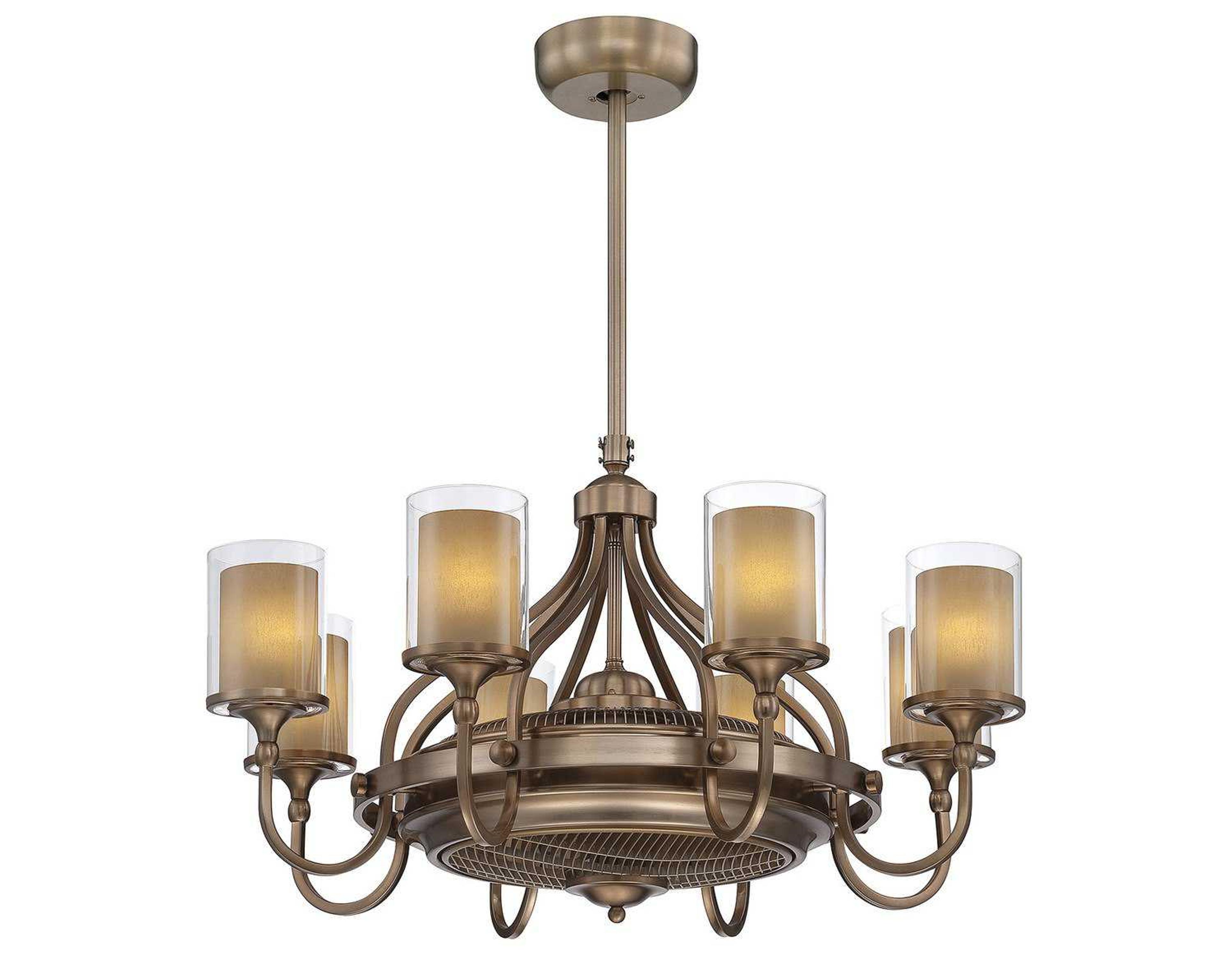 Savoy House Fan d'Lier Etesian Air-Ionizing 8 - Light Chandelier Ceiling Fan