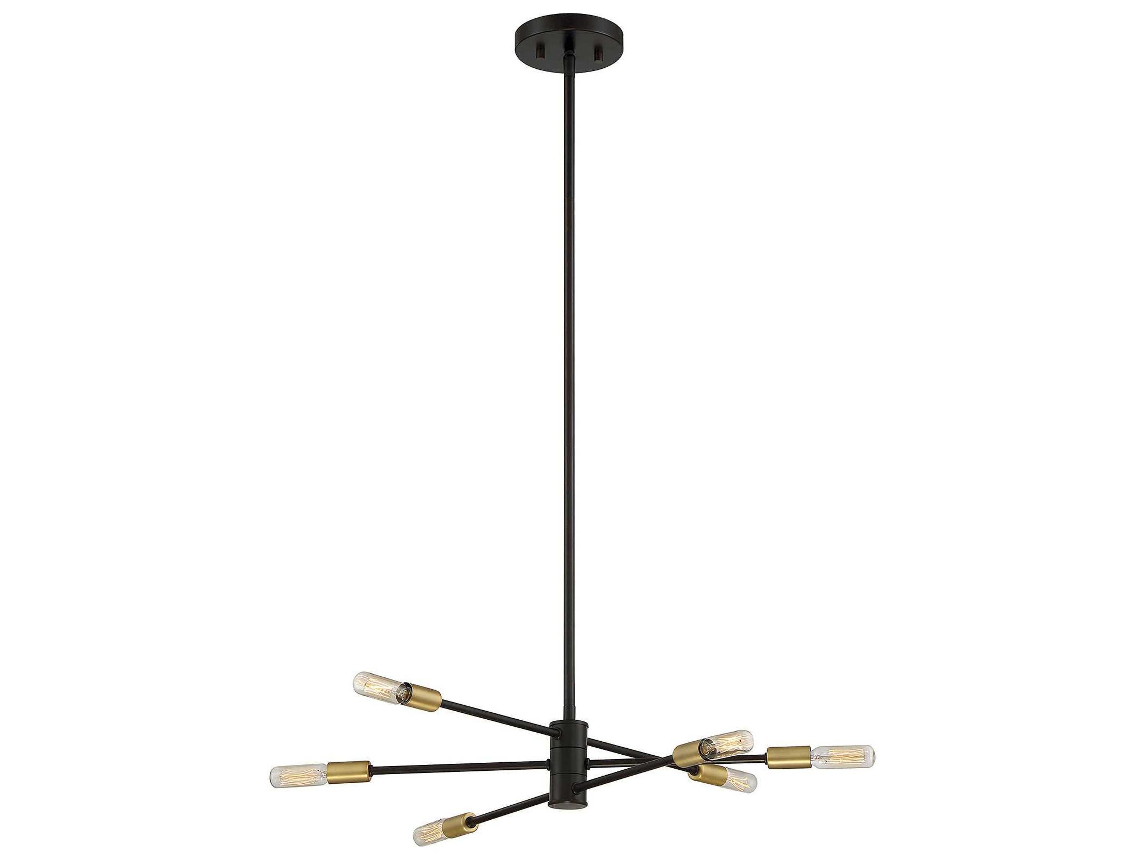 Savoy House Lyrique 6-Light Bronze Brass Pendant