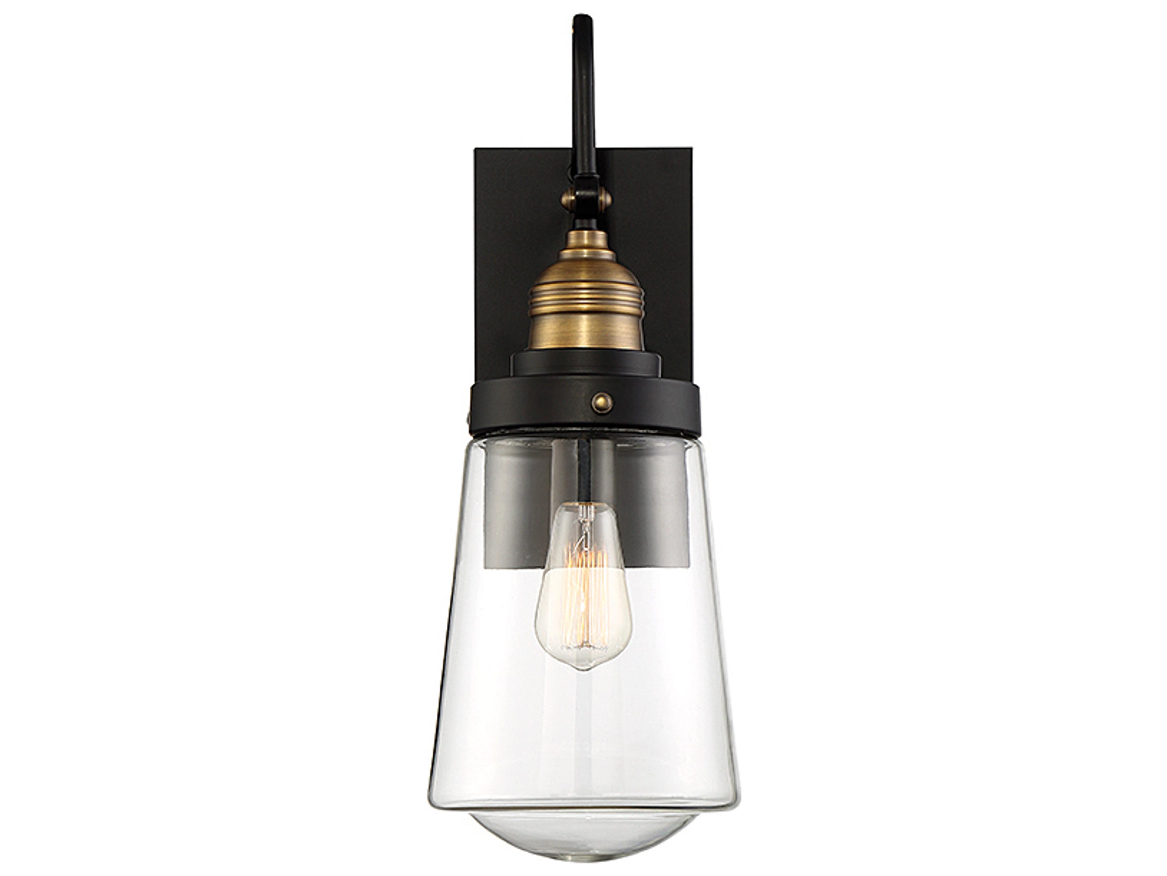 Savoy House Macauley 1 - Light Glass Outdoor Wall Light