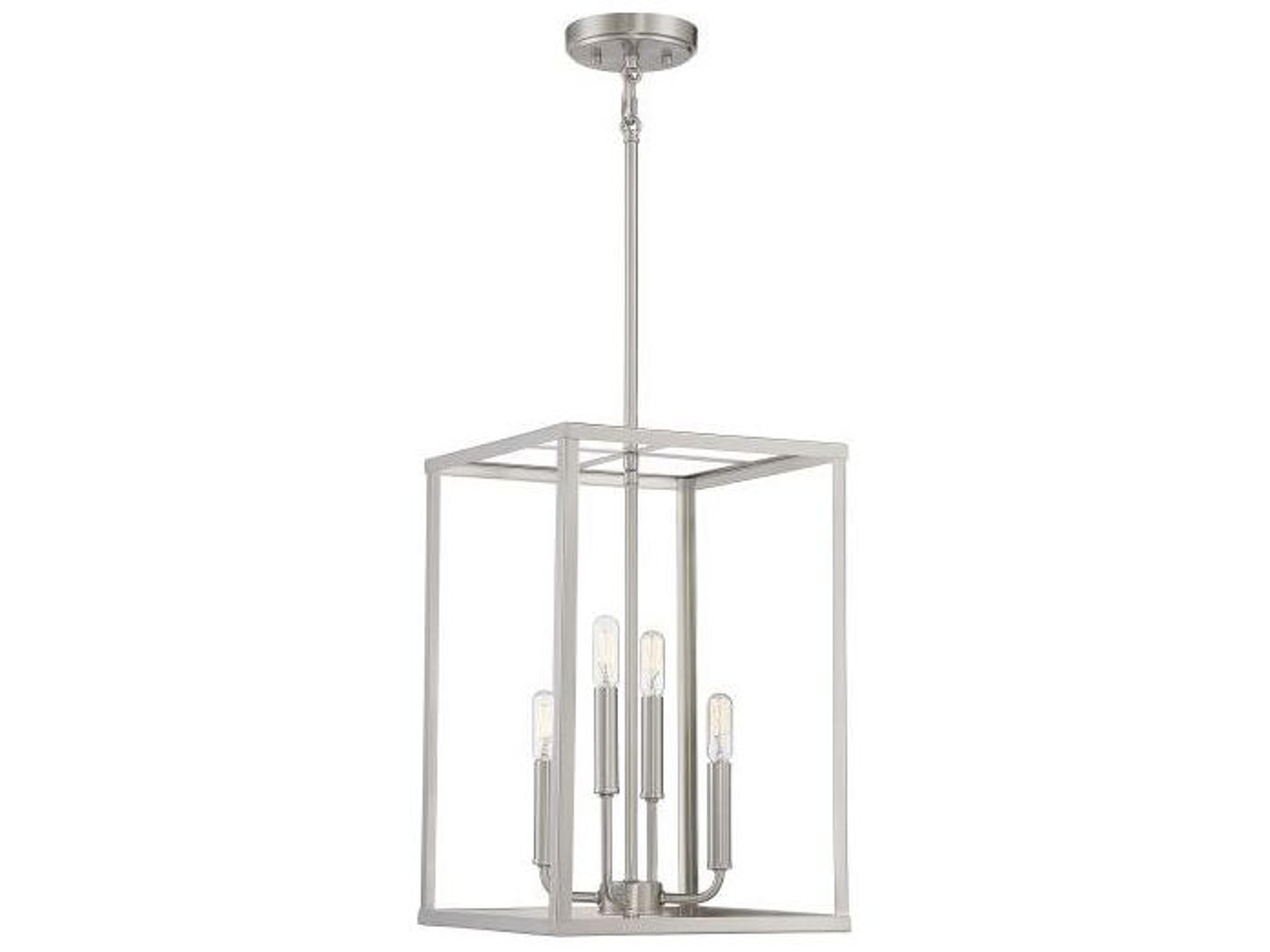 Savoy House Meridian 4-Light Brushed Nickel Mini Pendant