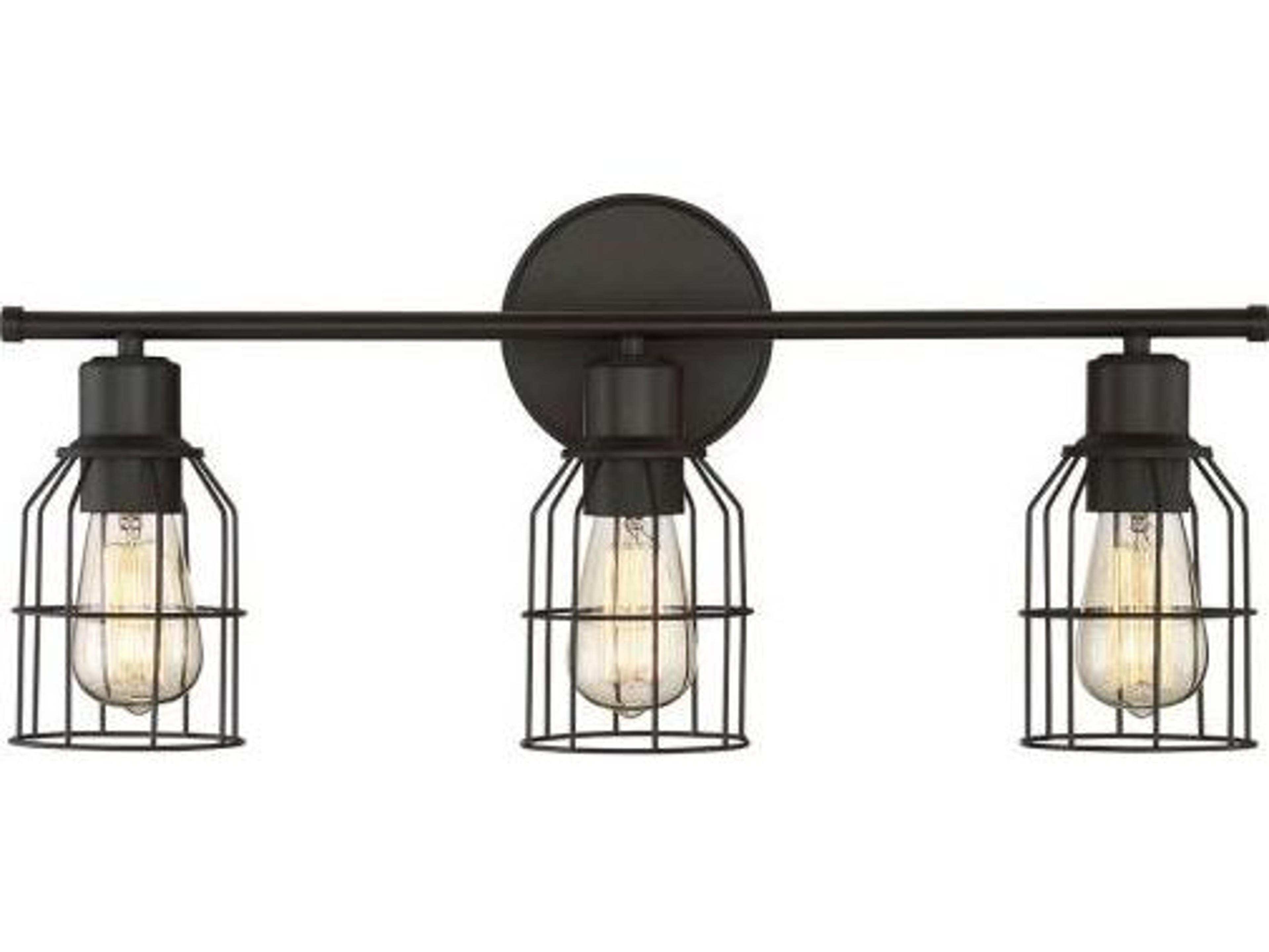 Savoy House Meridian 3-Light Oil Rubbed Bronze Vanity Light