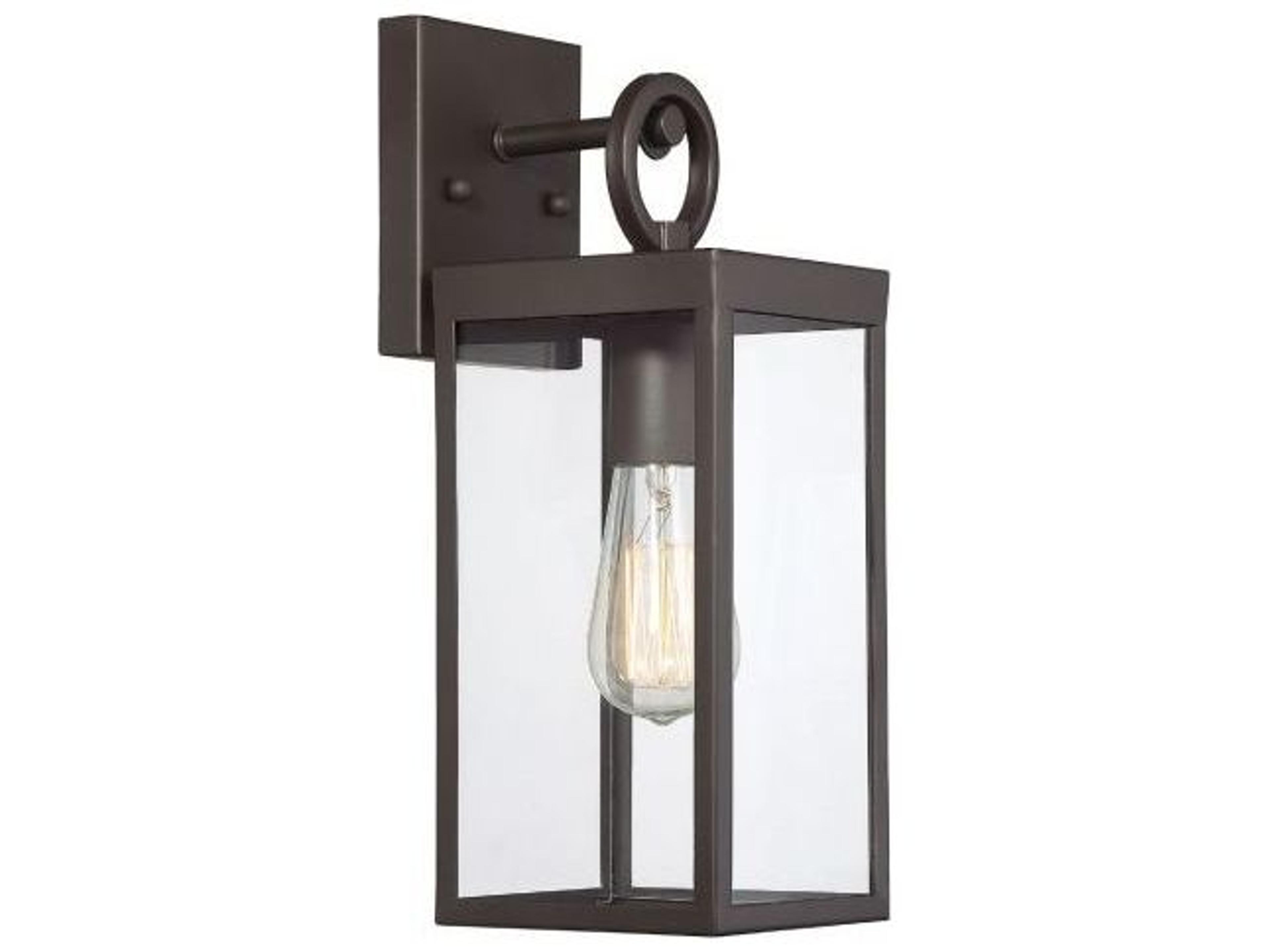 Savoy House Meridian 1 - Light Glass Outdoor Wall Light