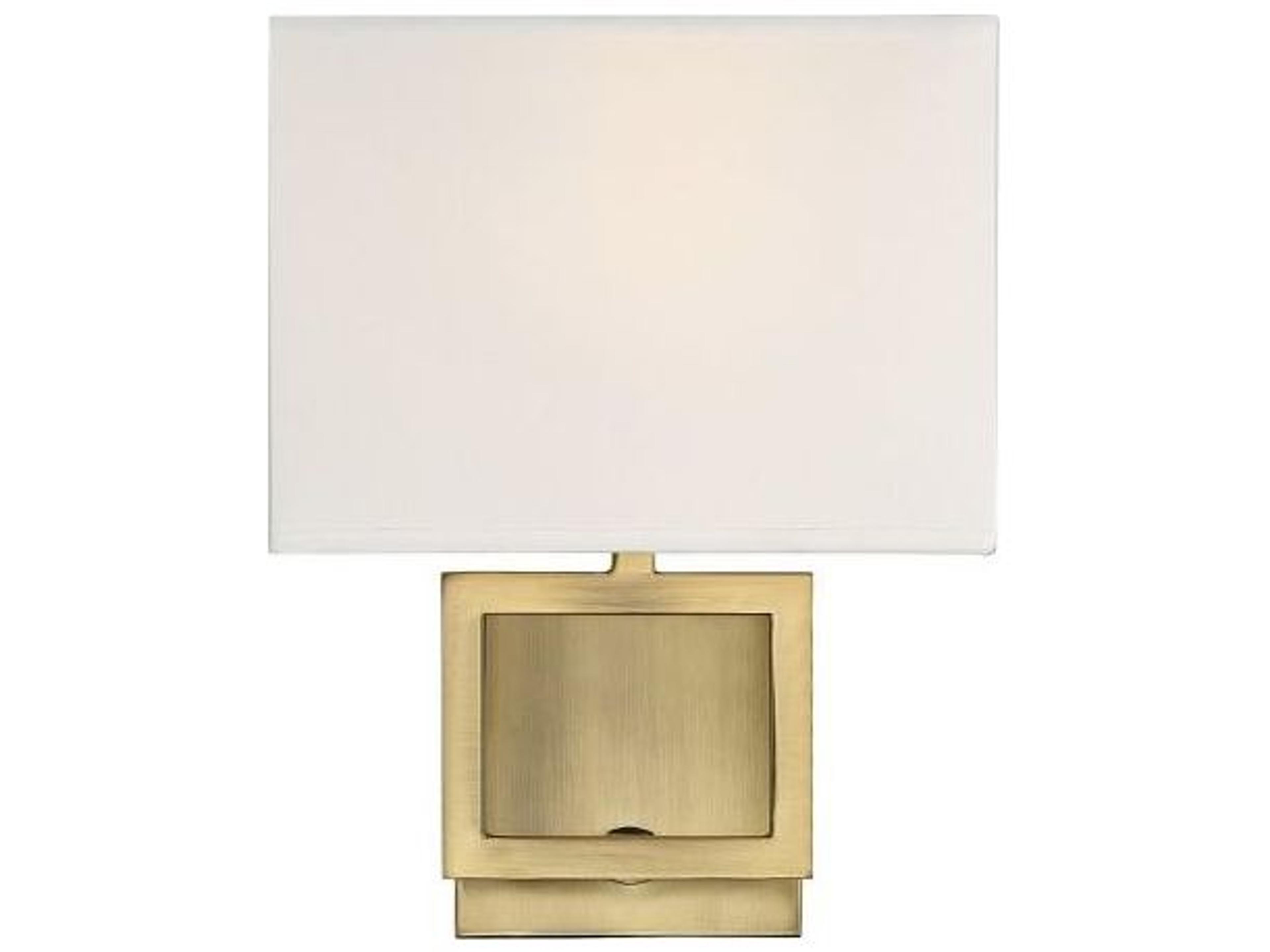 Savoy House Meridian 1-Light Natural Brass Wall Sconce