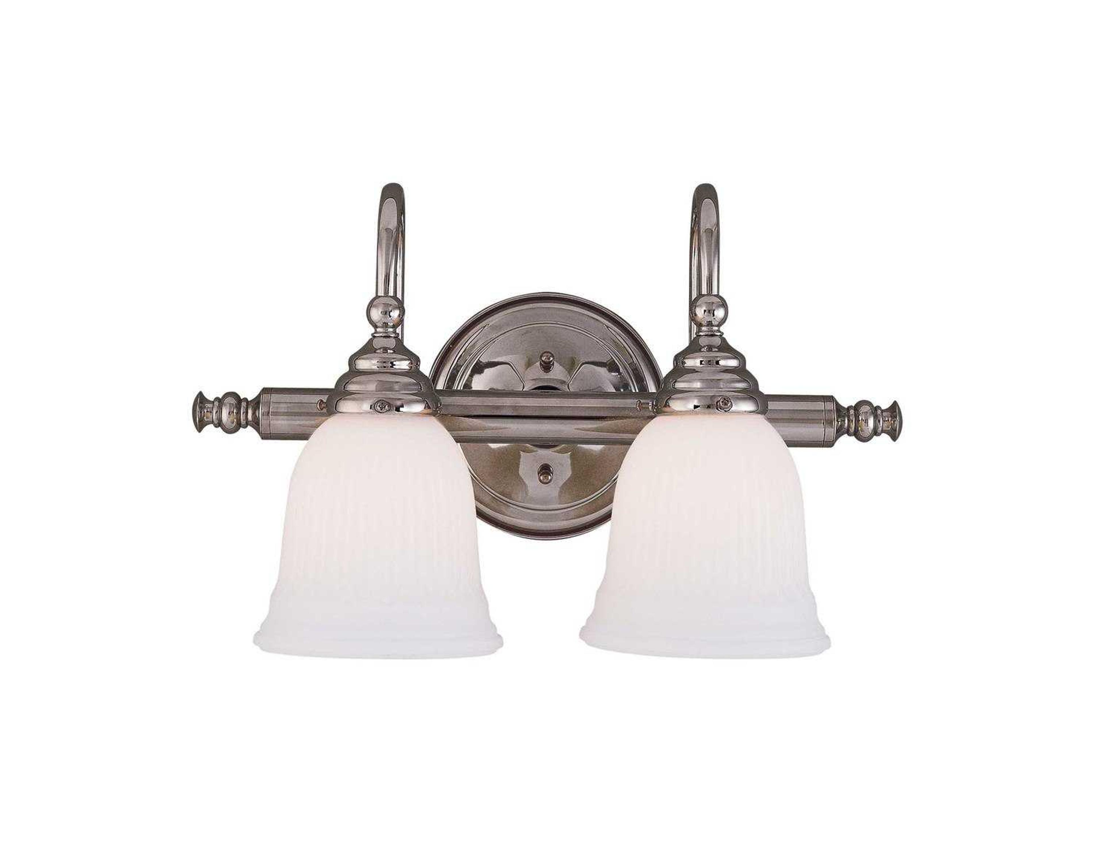 Savoy House Brunswick 2-Light Chrome Vanity Light