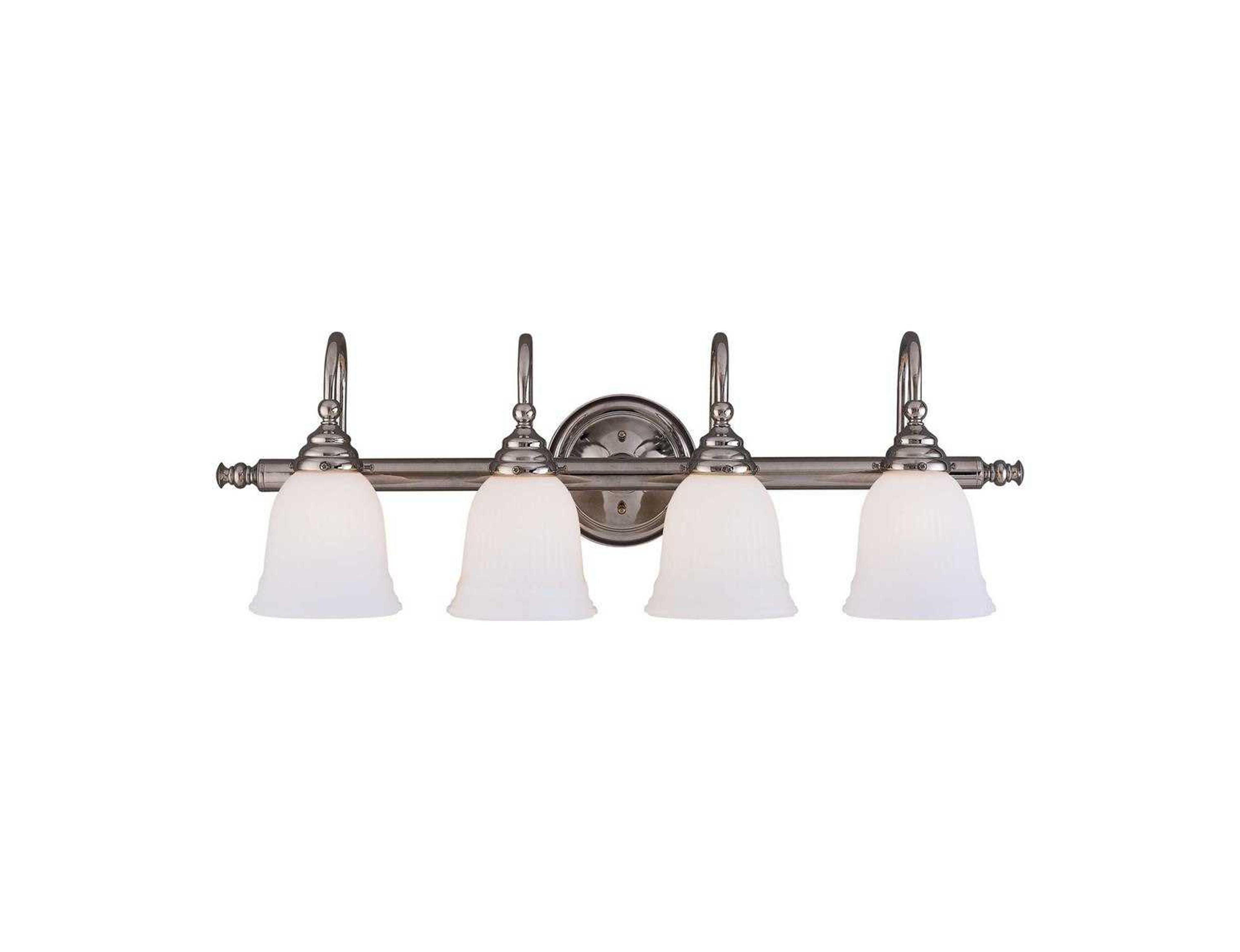 Savoy House Brunswick 4-Light Chrome Vanity Light