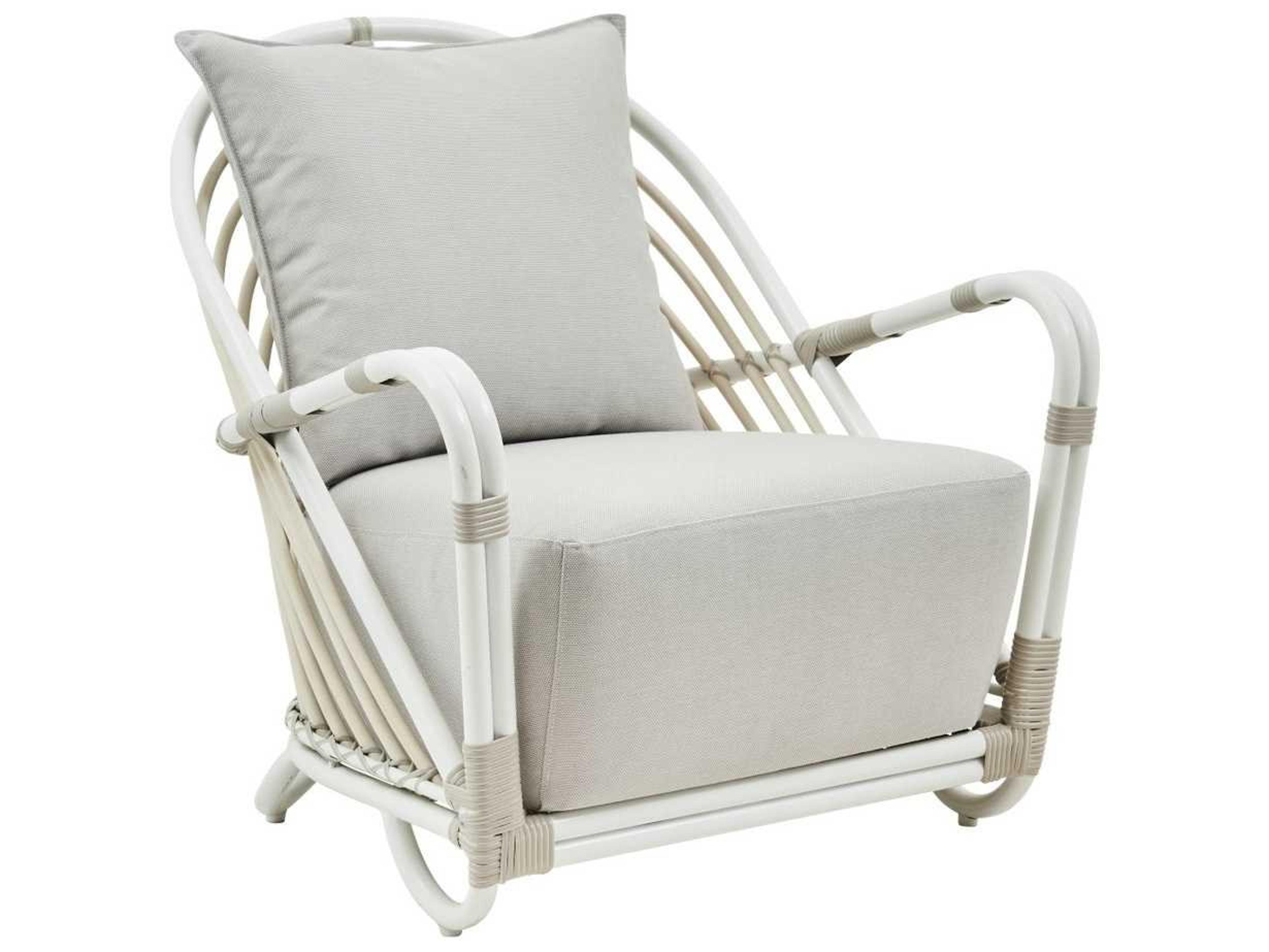 Sika Design Exterior Aluminum Dove White Cushion Charlottenborg Patio Lounge Chair