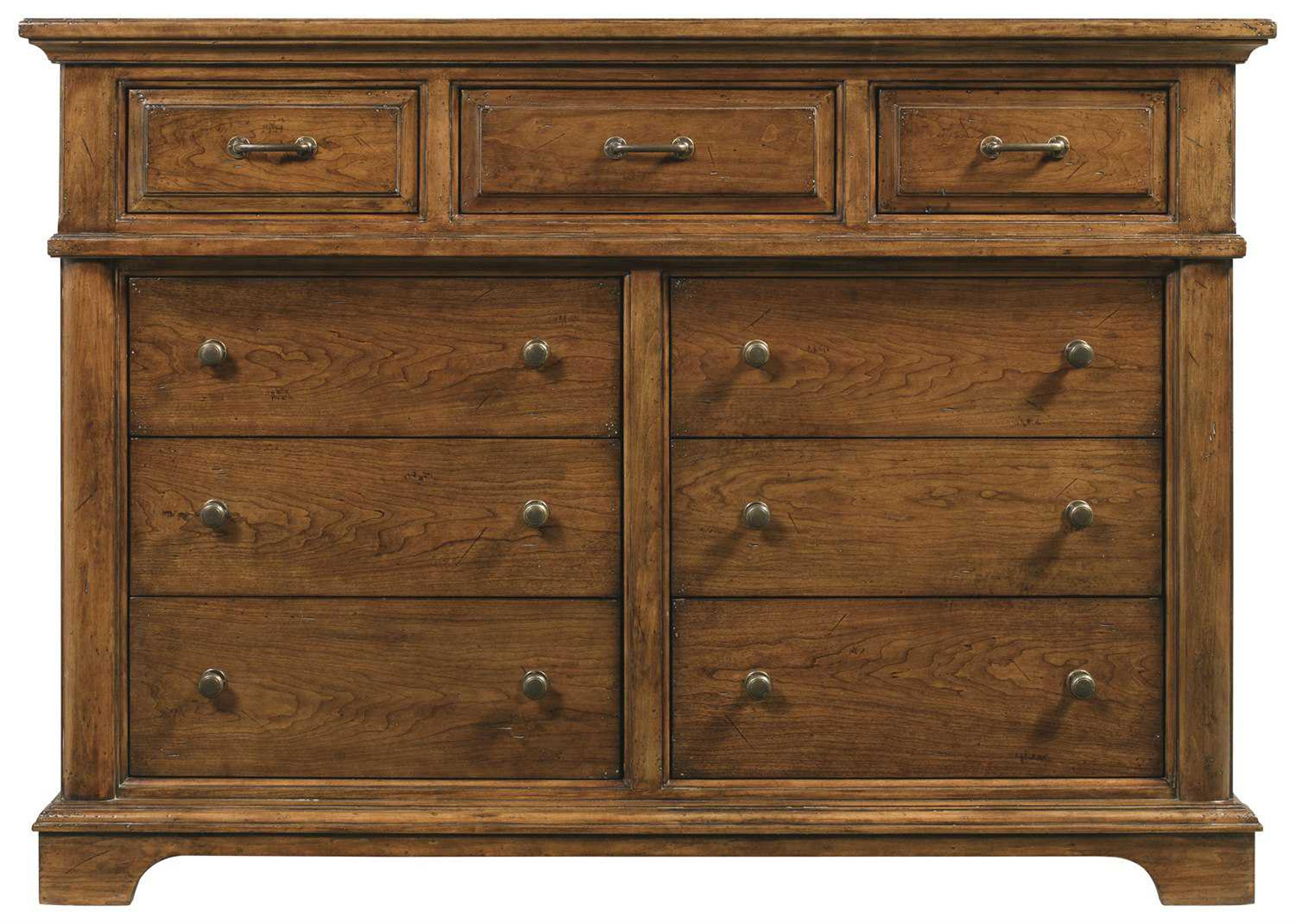 Stanley Furniture Bungalow Bedroom 9-Drawers Brown Double Dresser