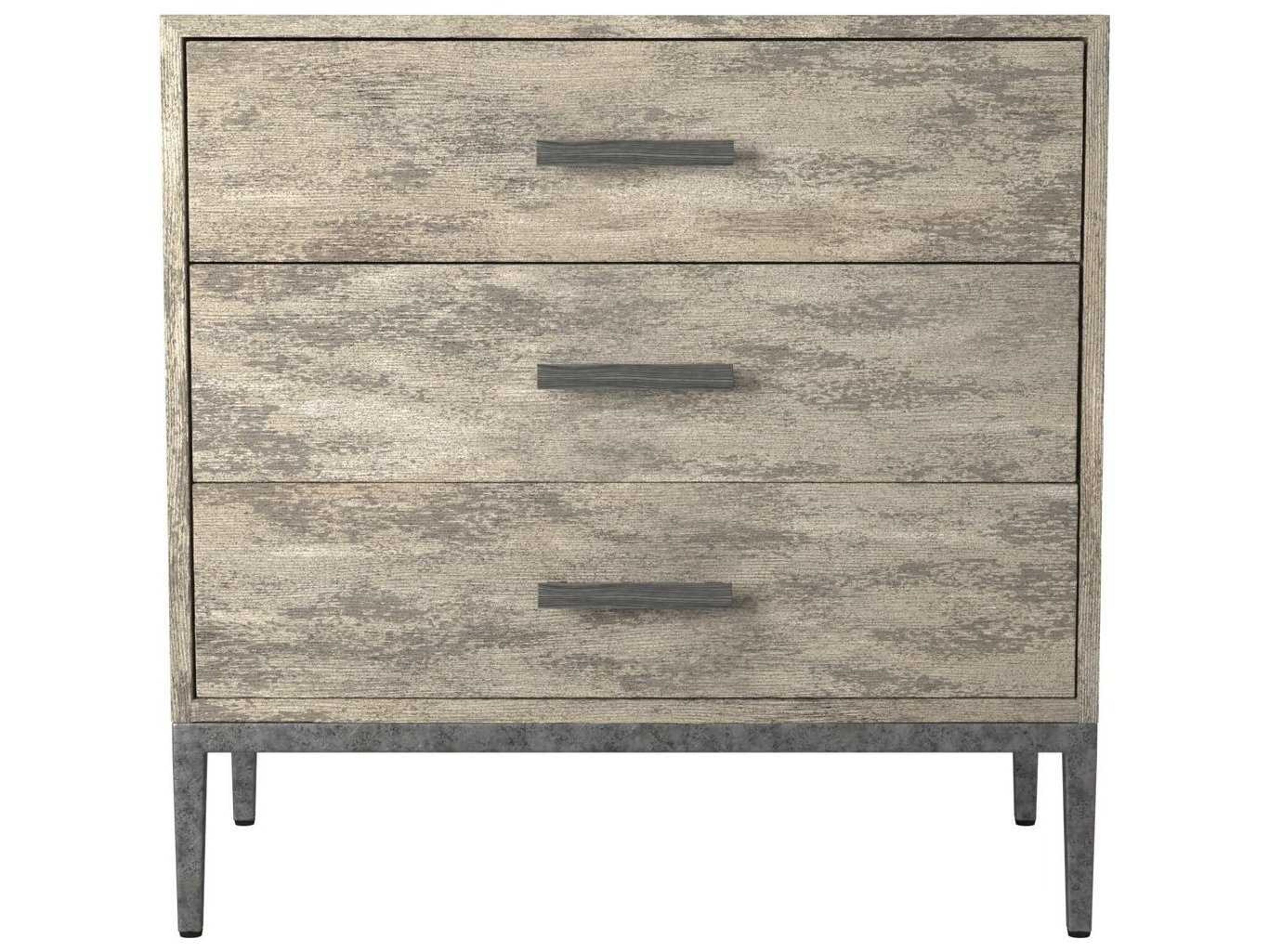 Stanley Furniture Cameron 3-Drawers Gray Nightstand