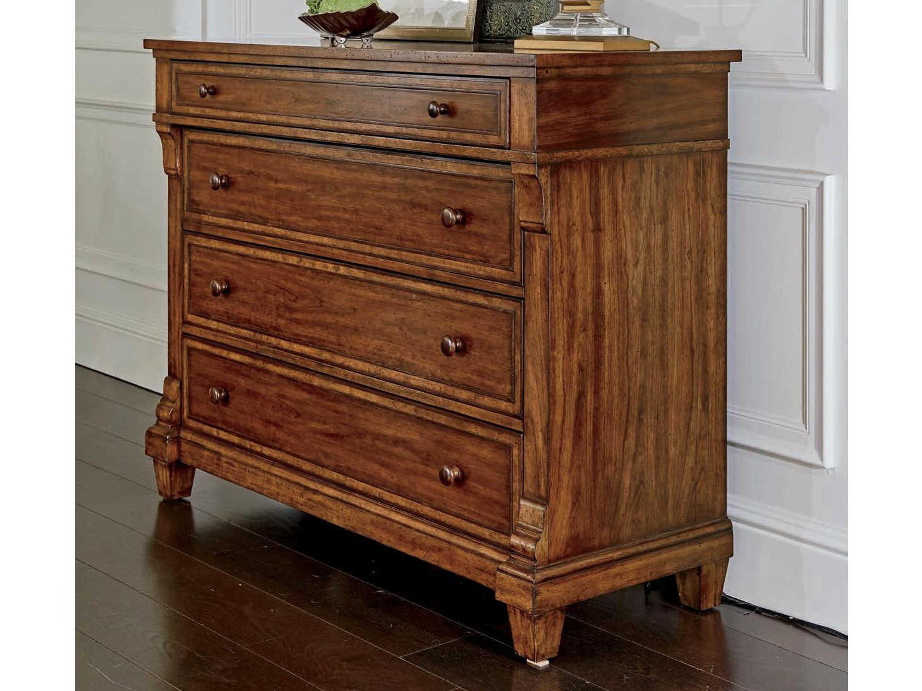 Stanley Furniture Old Town 4-Drawers Brown Dresser