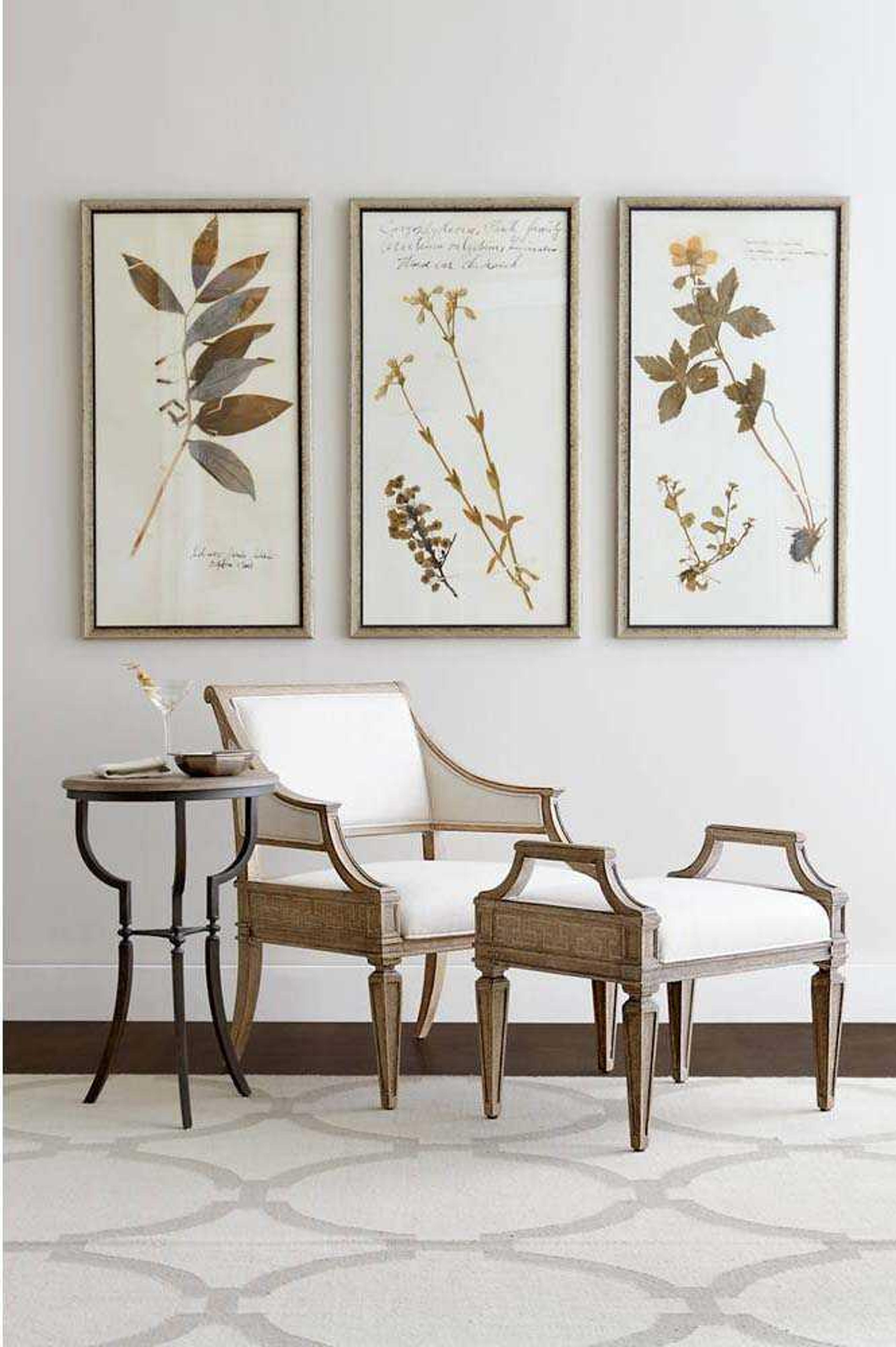 Stanley Furniture Wethersfield Estate Chair and Ottoman Set Table