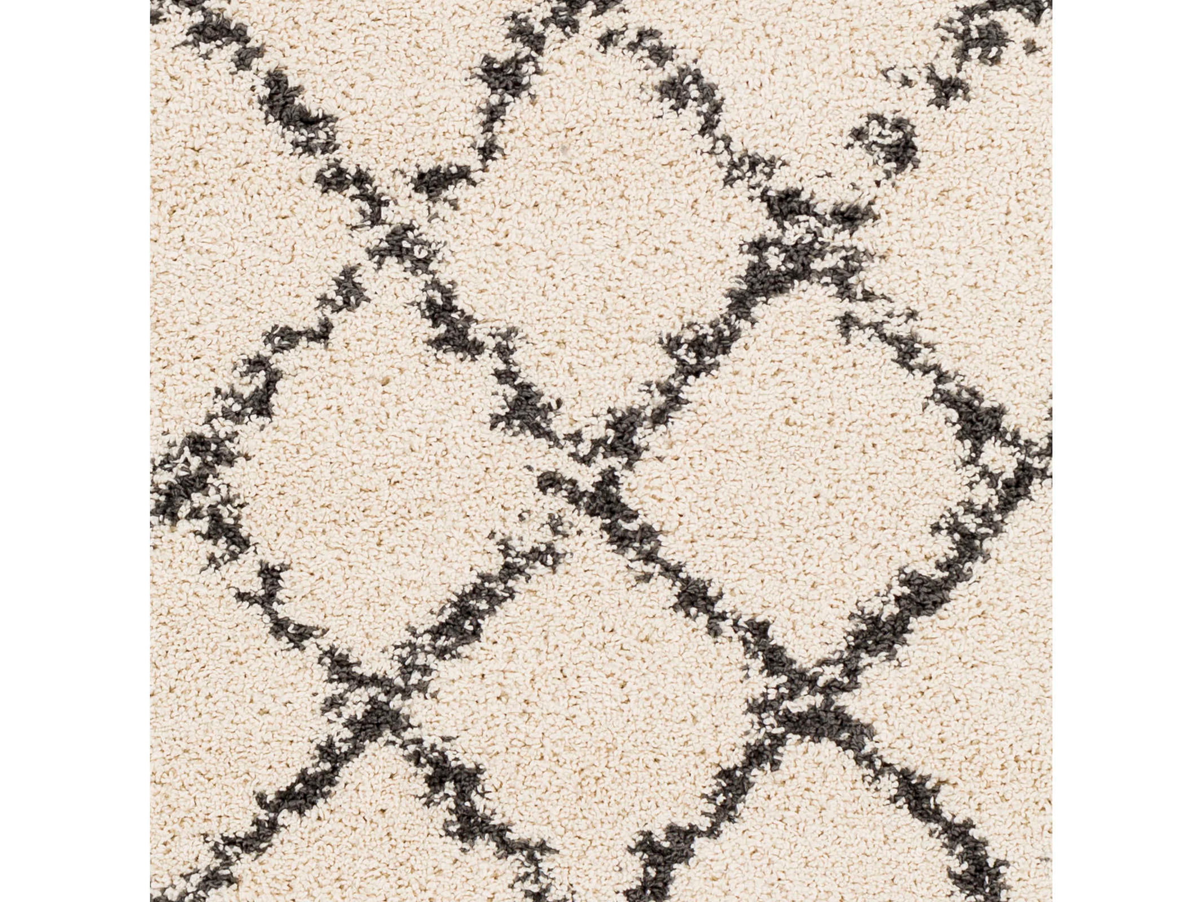 Surya Berber Shag Geometric Area Rug