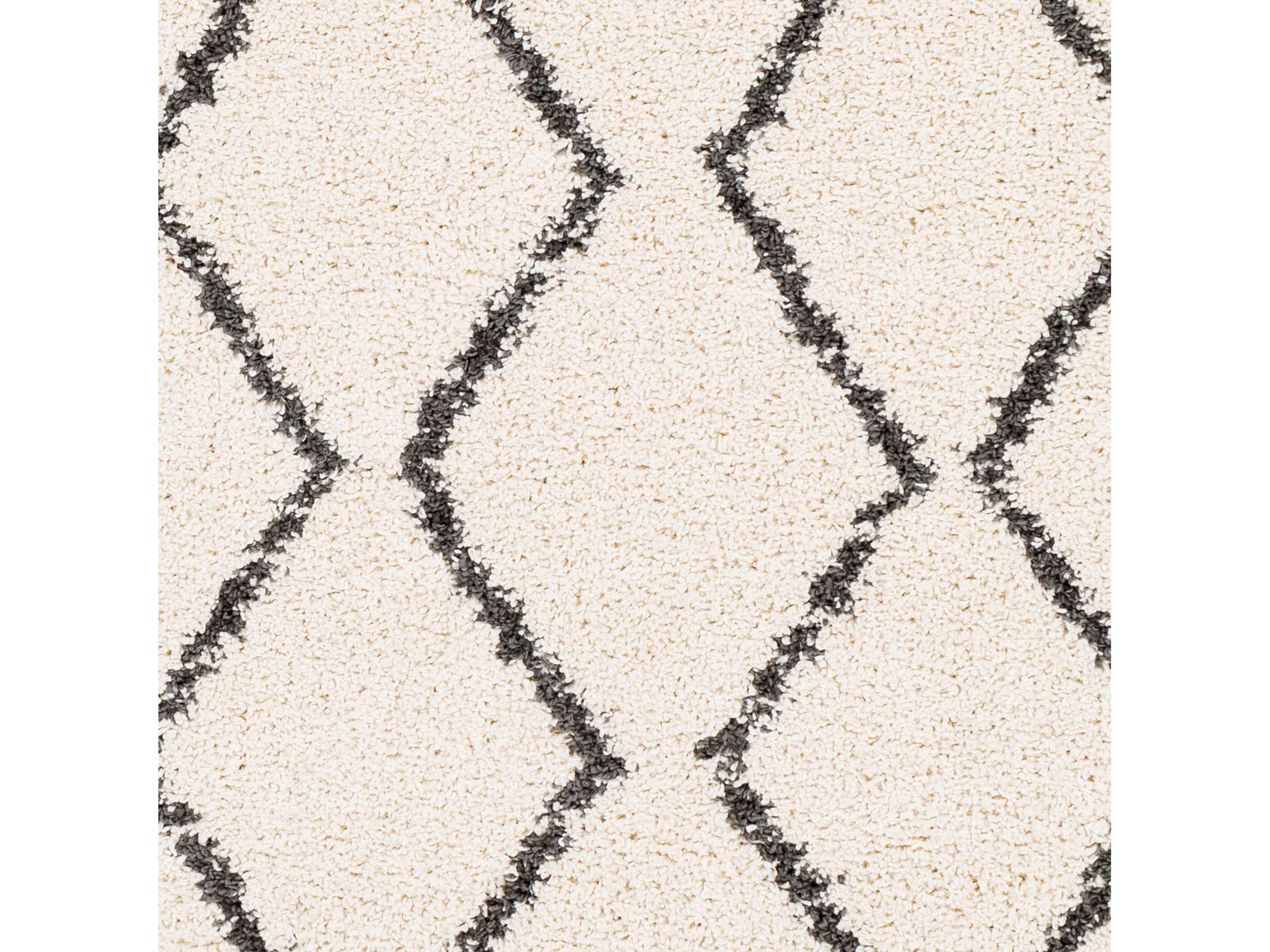Surya Berber Shag Geometric Area Rug