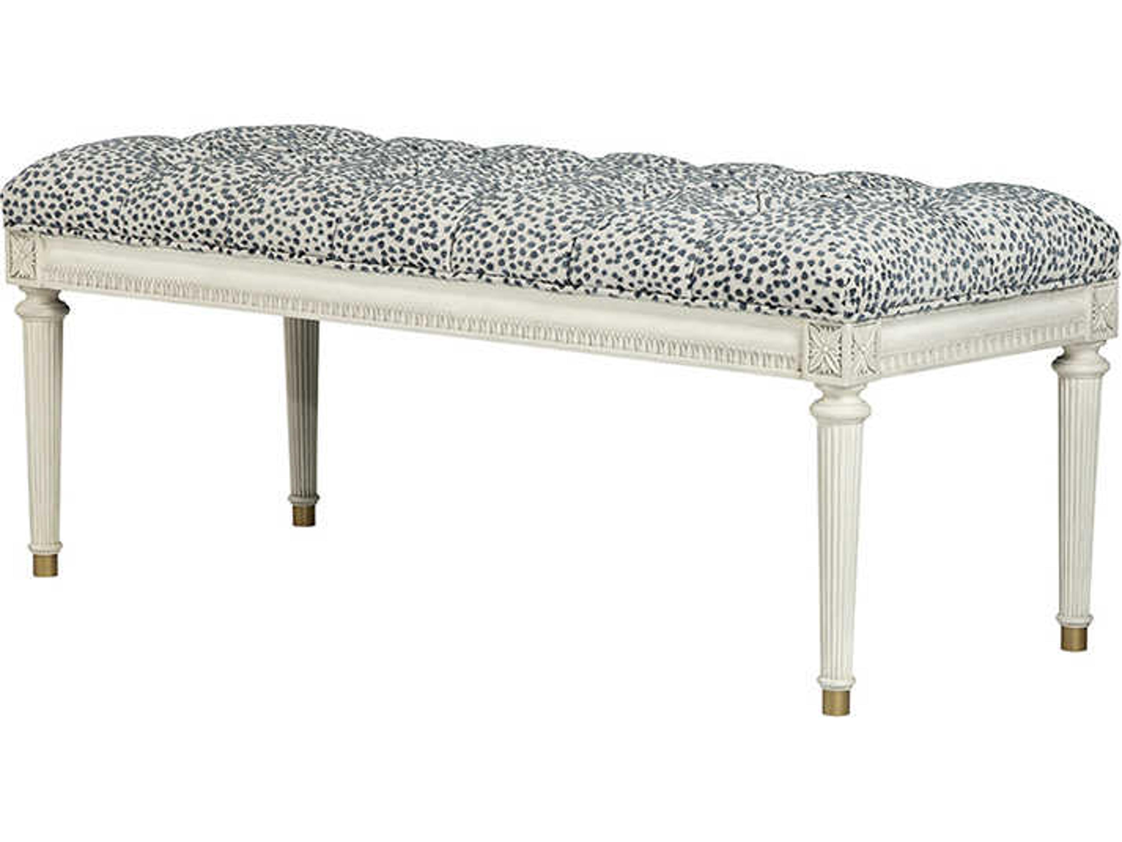 Theodore Alexander Alexa Hamption Upholstered Ottoman