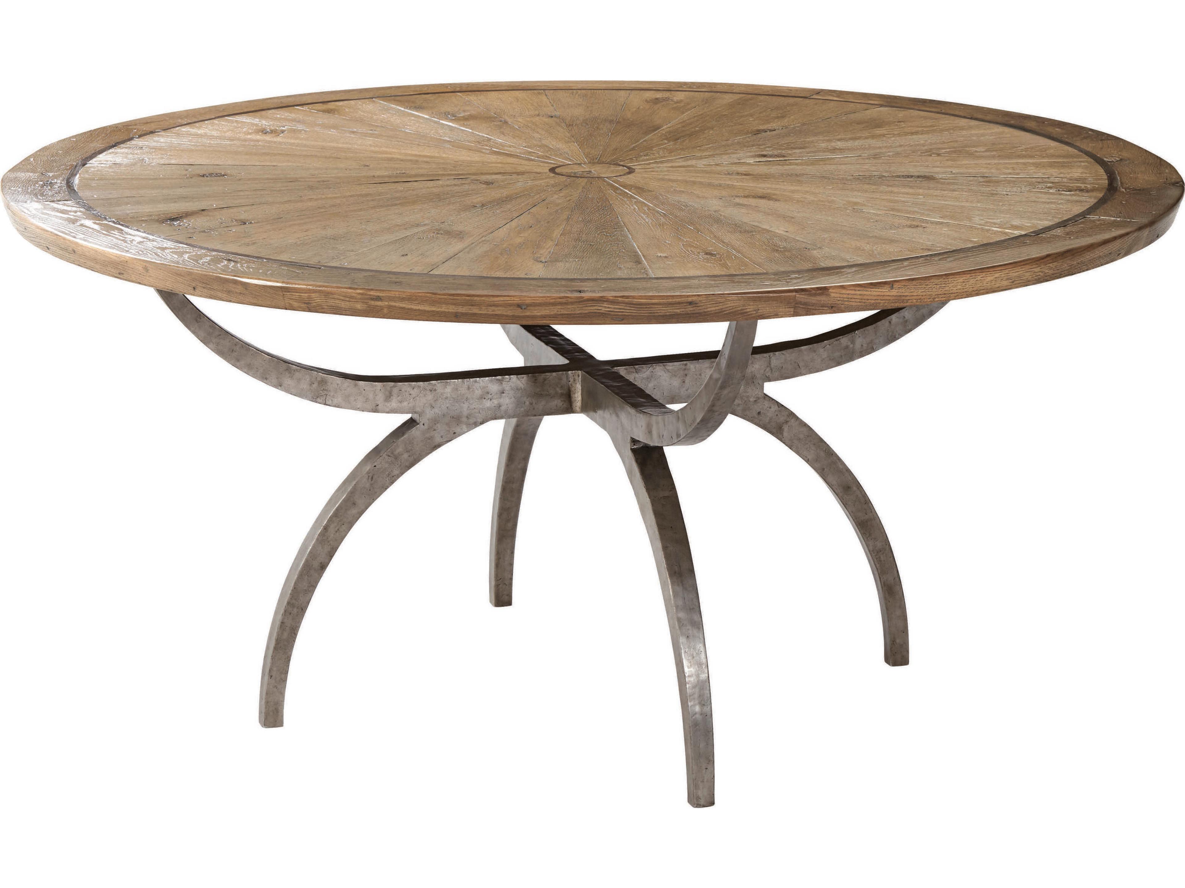 Theodore Alexander The Echoes Round Wood Echo Oak Dining Table