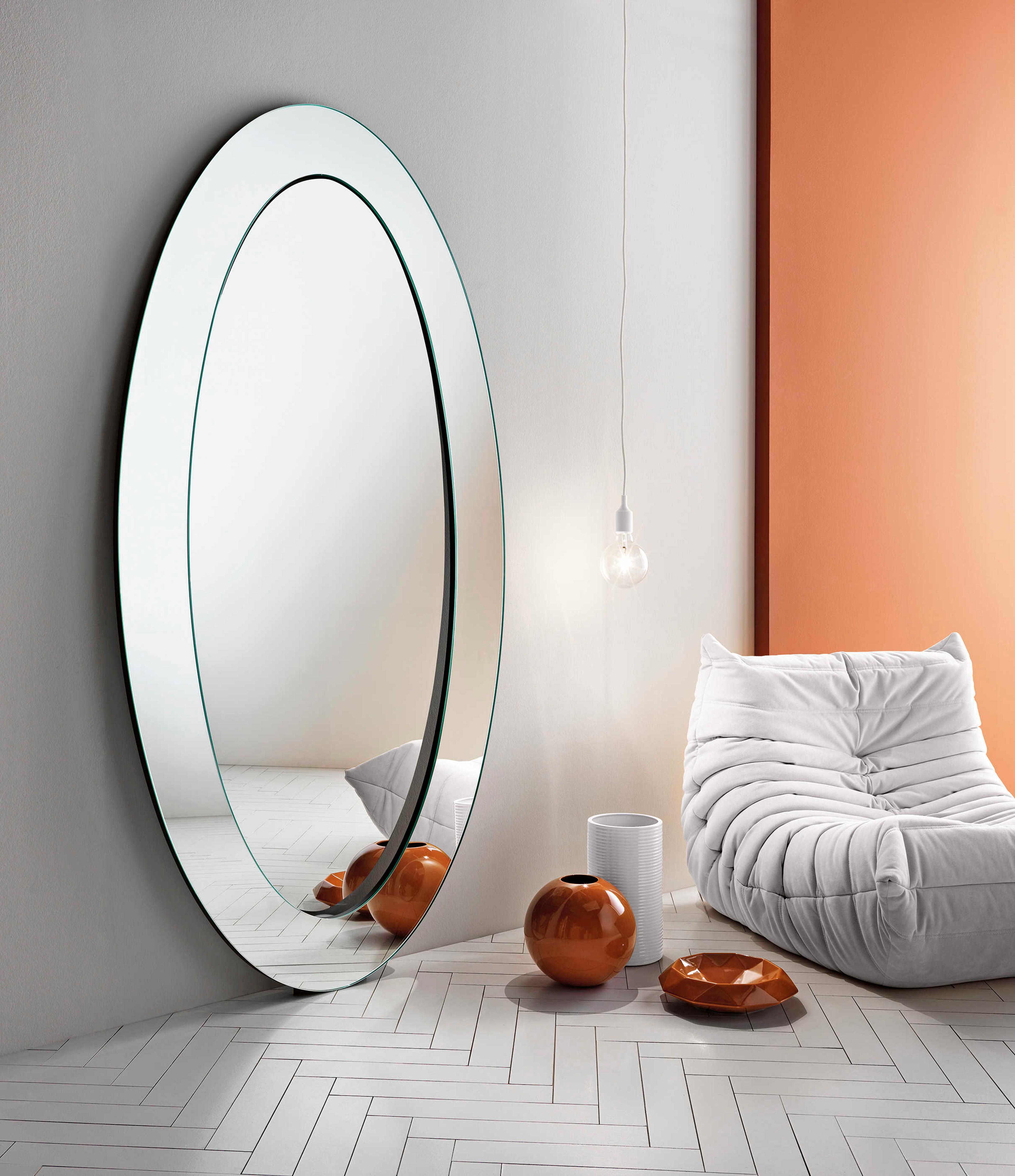 Tonelli Gerundio Oval Wall Mirror