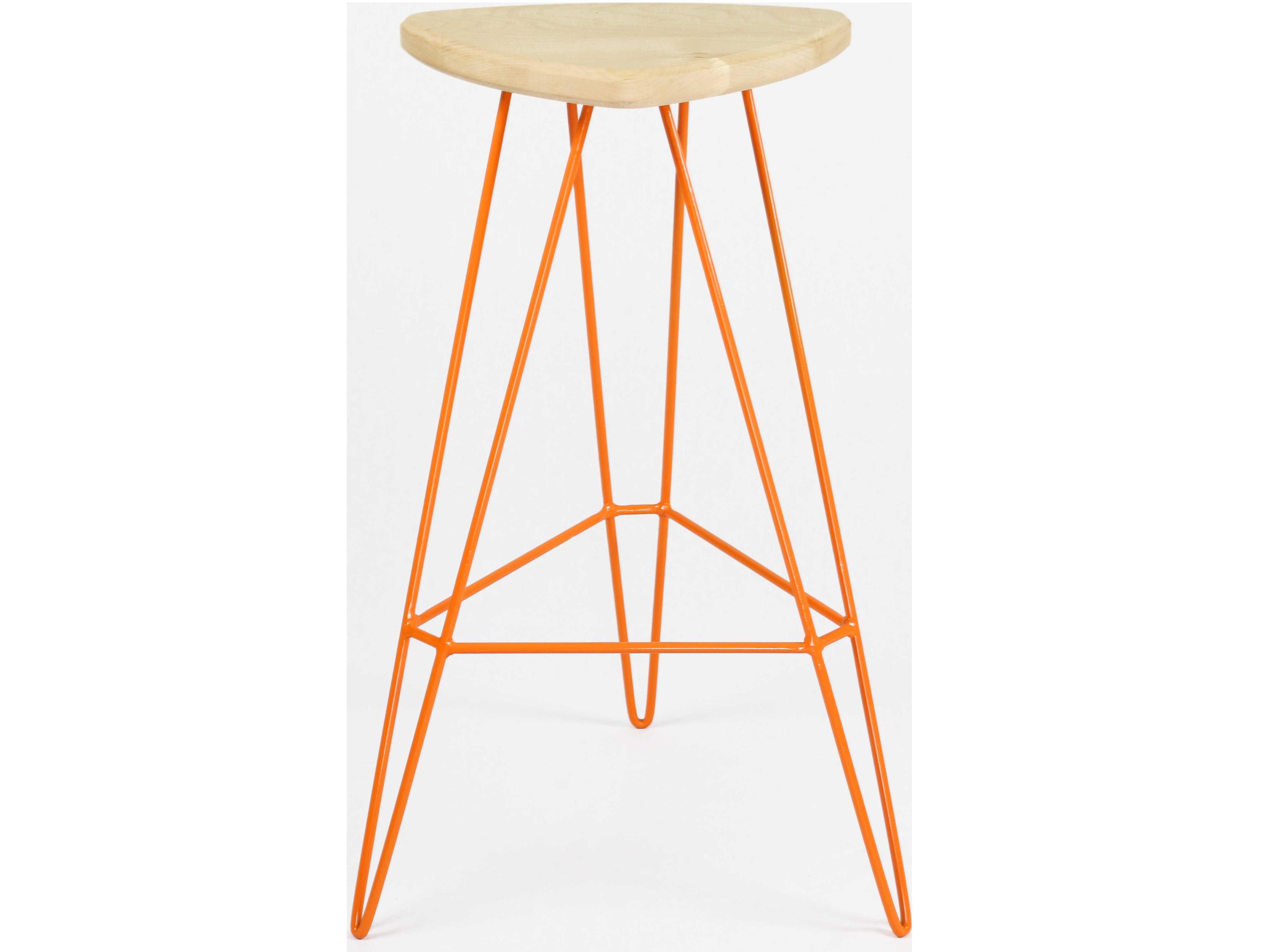 Tronk Design Madison Maple Wood Bar Stool
