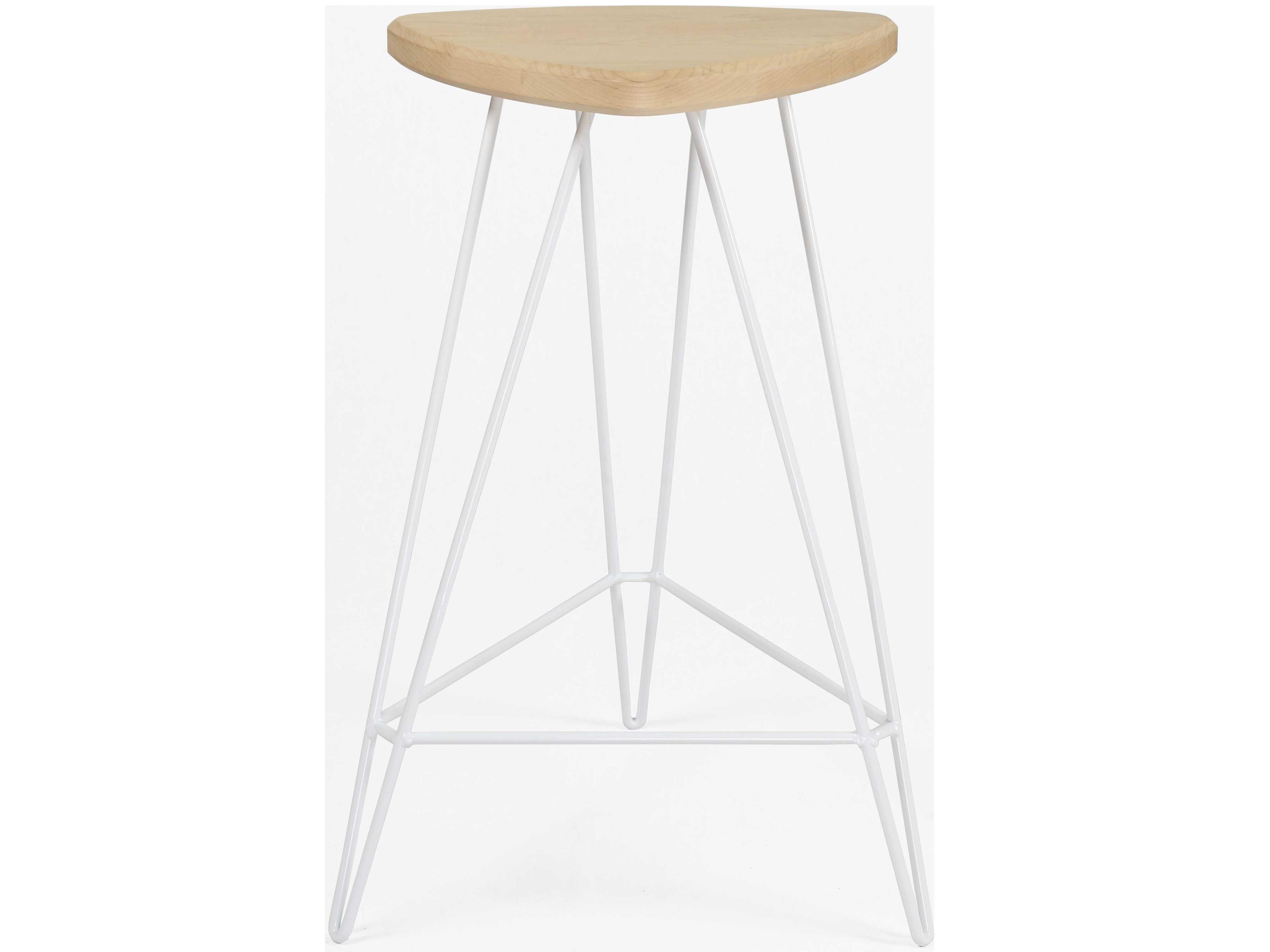 Tronk Design Madison Maple Wood Counter Stool