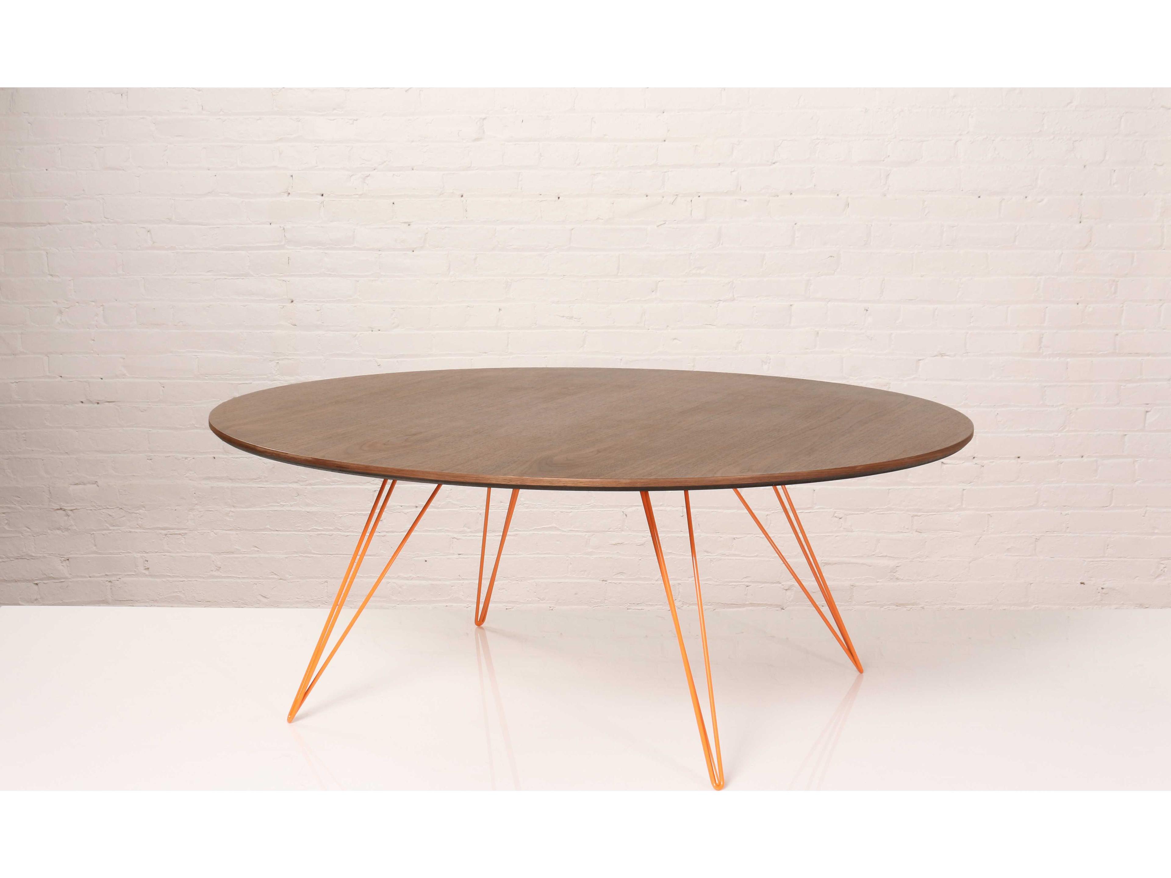 Tronk Design Williams Oval Wood Coffee Table